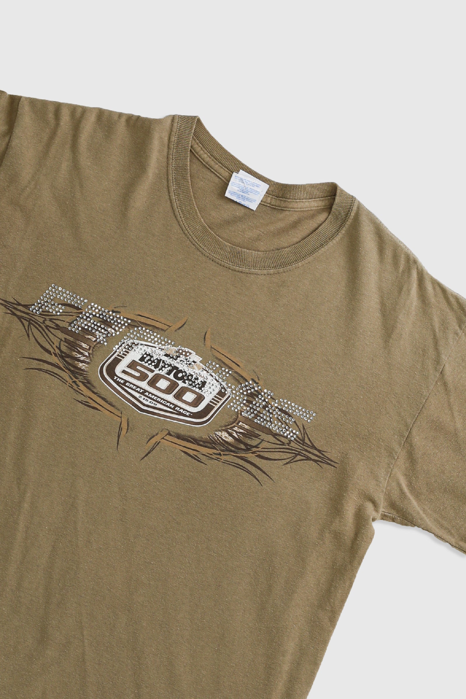 Frankie Rhinestone Racing Tee-TSHIRTS-Racing-Frankie Collective Rare Vintage Streetwear Reworks