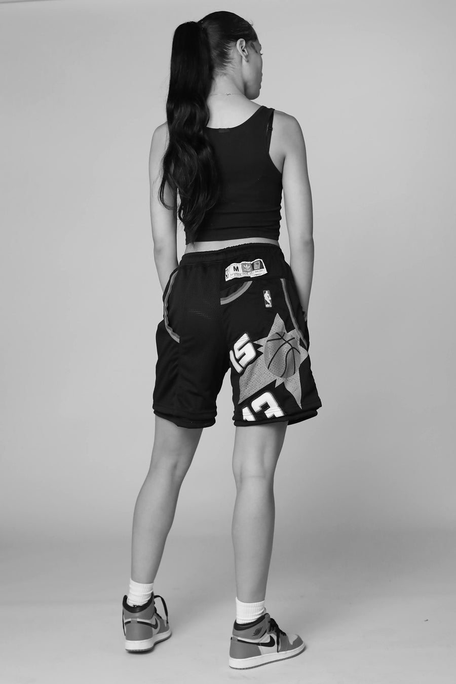 Rework Unisex Pacers NBA Jersey Shorts - Women-S, Men-XS