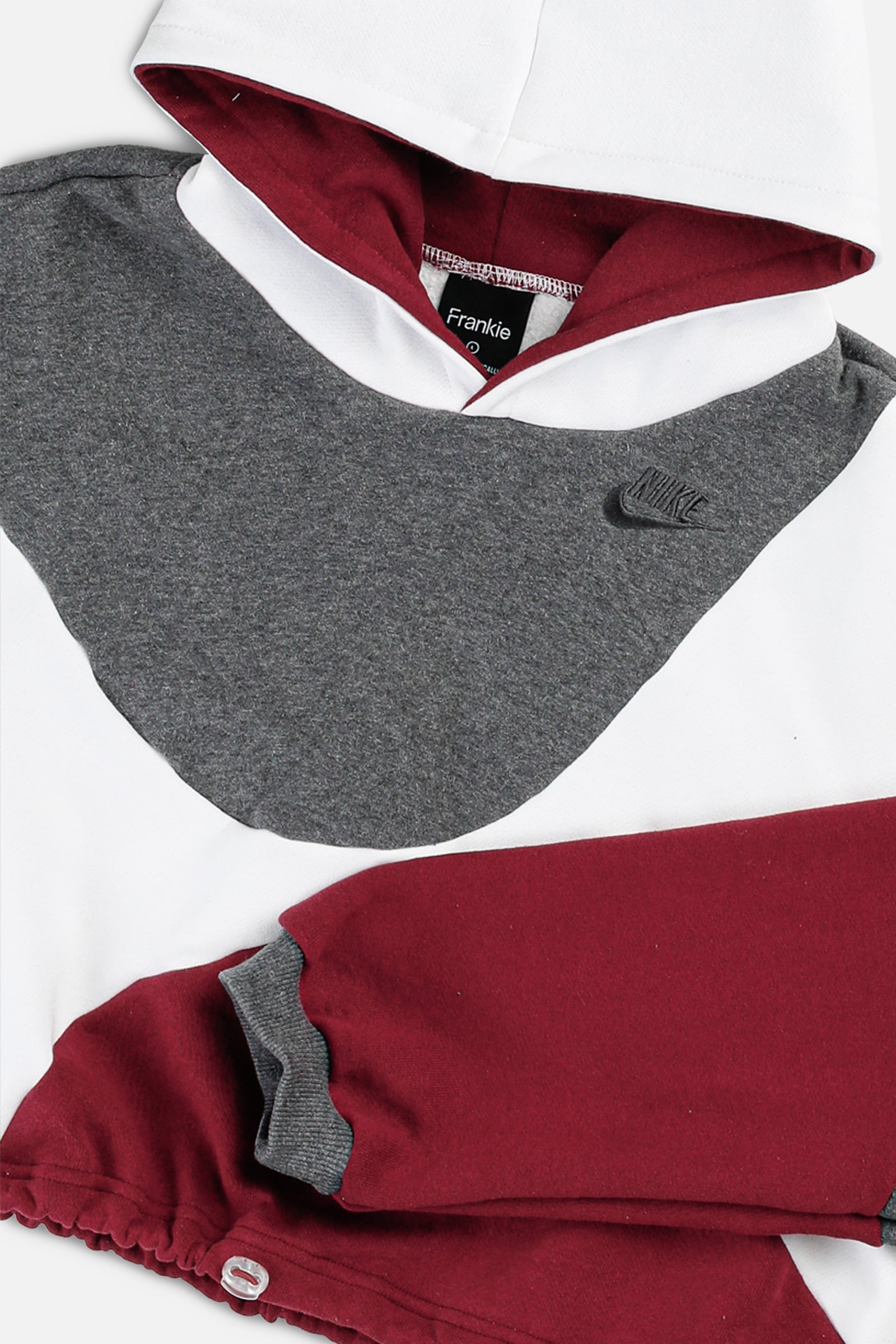 Rework Nike Wave Crop Sweatshirt - L-SWEATERS-Nike-L-Frankie Collective Rare Vintage Streetwear Reworks