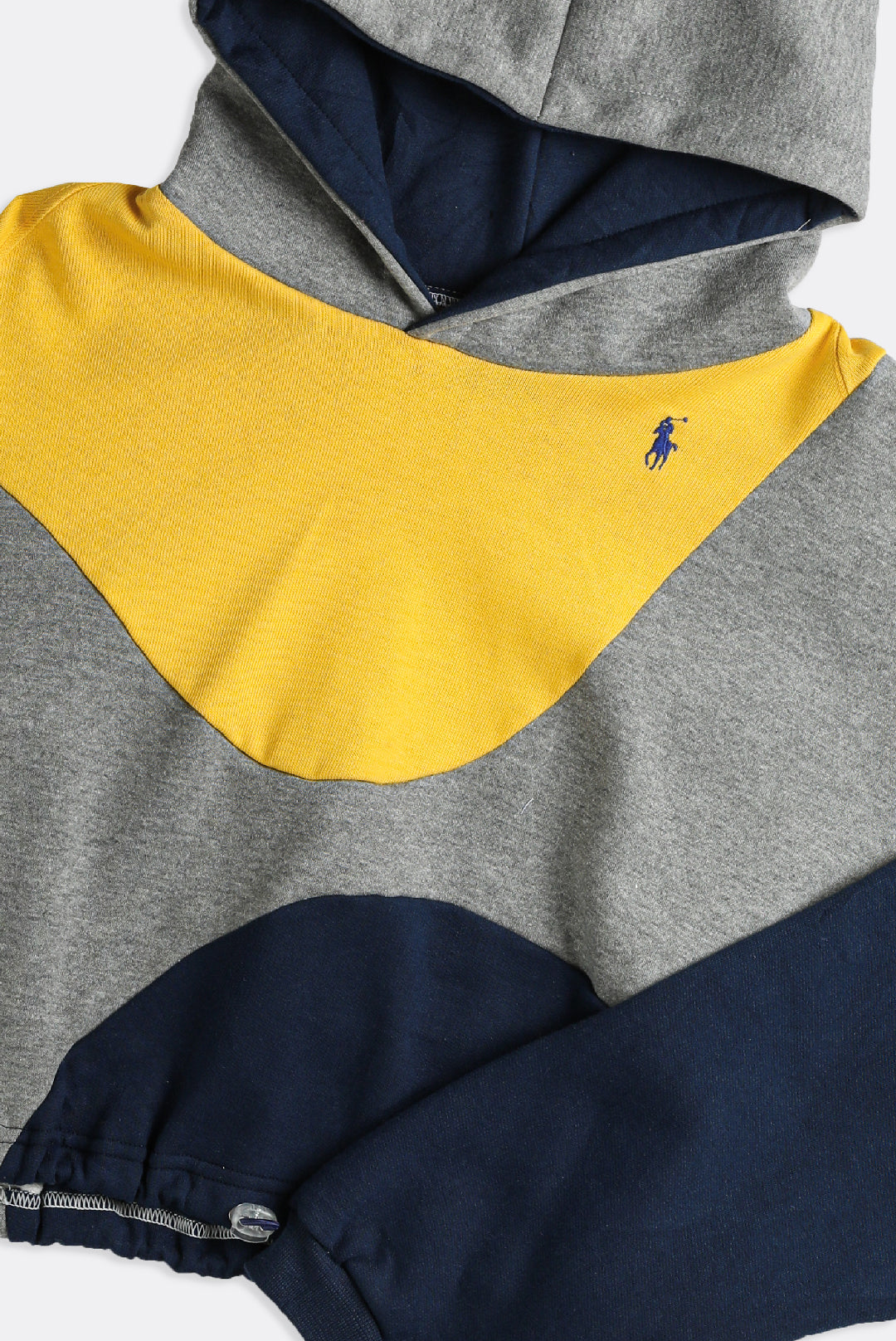 Rework Wave Crop Sweatshirt - M-SWEATERS-vendor-unknown-Frankie Collective Rare Vintage Streetwear Reworks