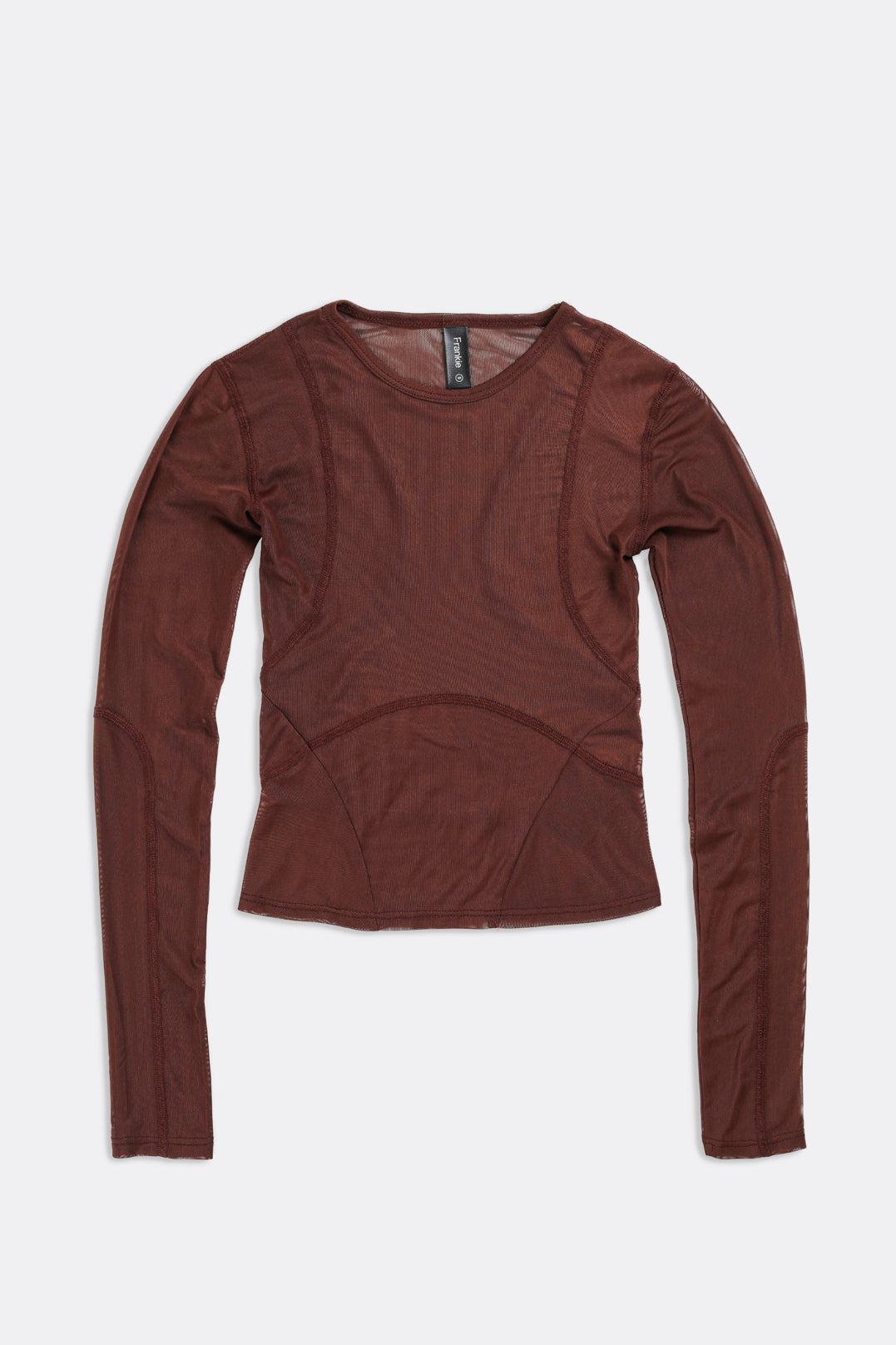 Recycled Cayenne Mesh Top-TOPS-Frankie-XS-Frankie Collective Rare Vintage Streetwear Reworks