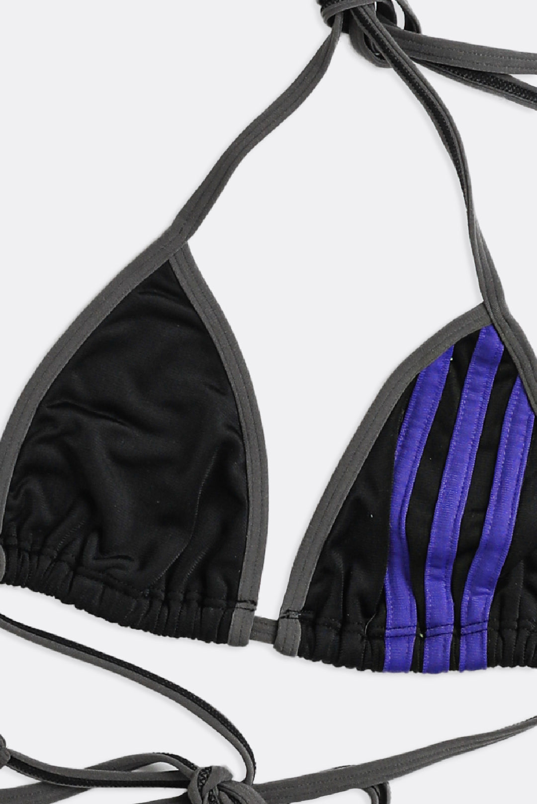 Rework Adidas Athletic Triangle Top - S, M-BRA TOPS-Adidas-S-Frankie Collective Rare Vintage Streetwear Reworks