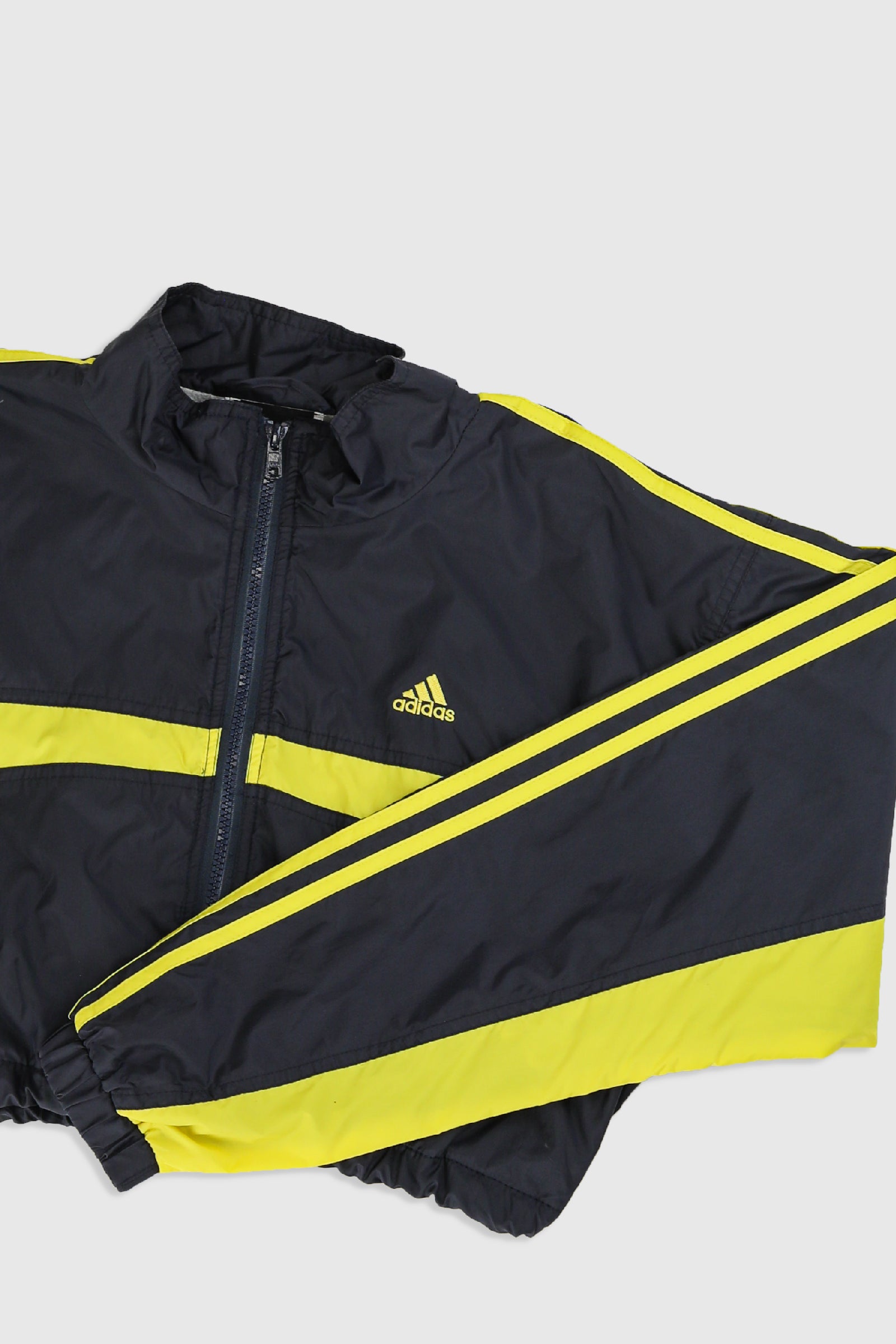 Rework Adidas Crop Windbreaker - XL-JACKETS-Adidas-Frankie Collective