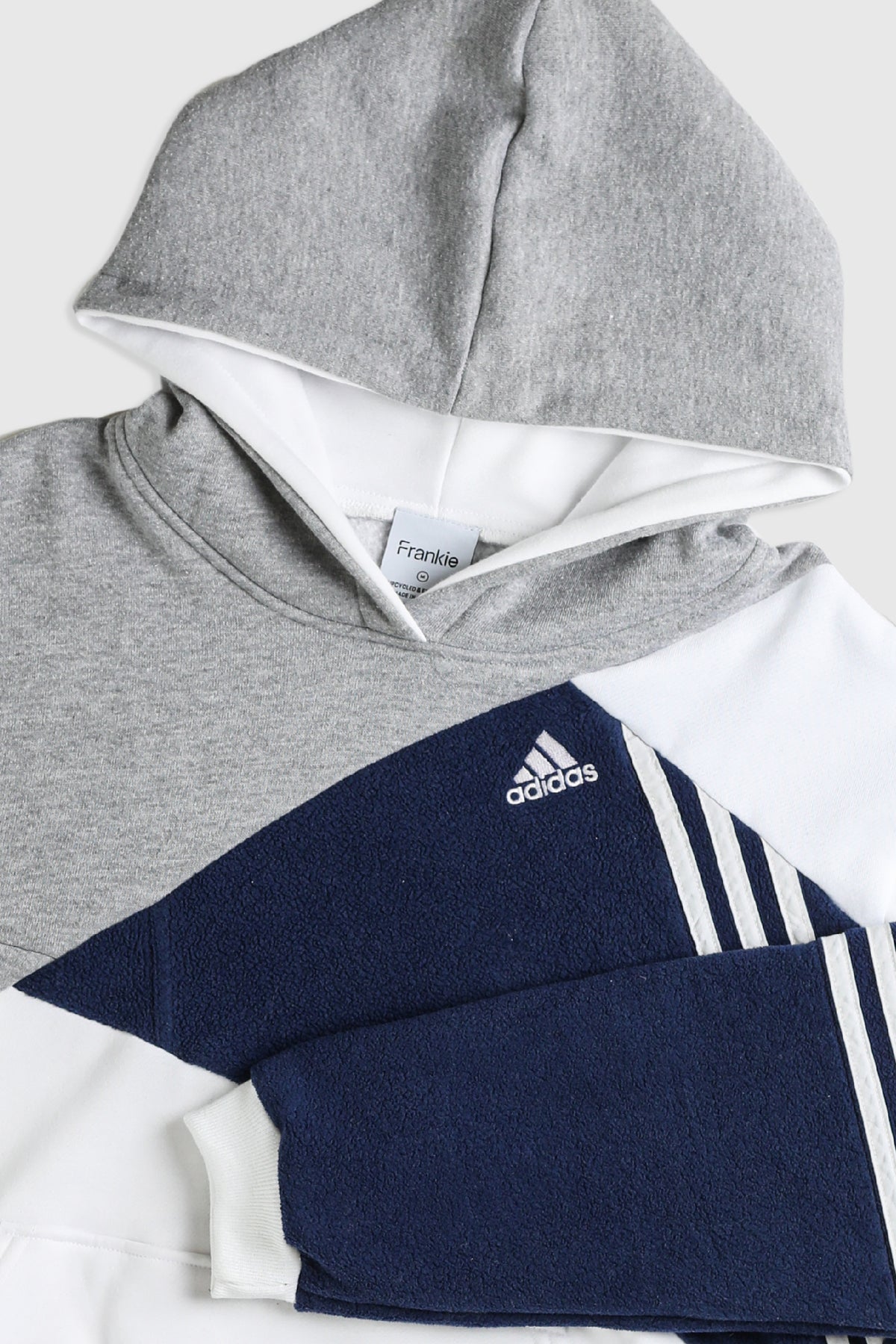 Rework Adidas Patchwork Sweatshirt - M-SWEATERS-Adidas-Frankie Collective Rare Vintage Streetwear Reworks