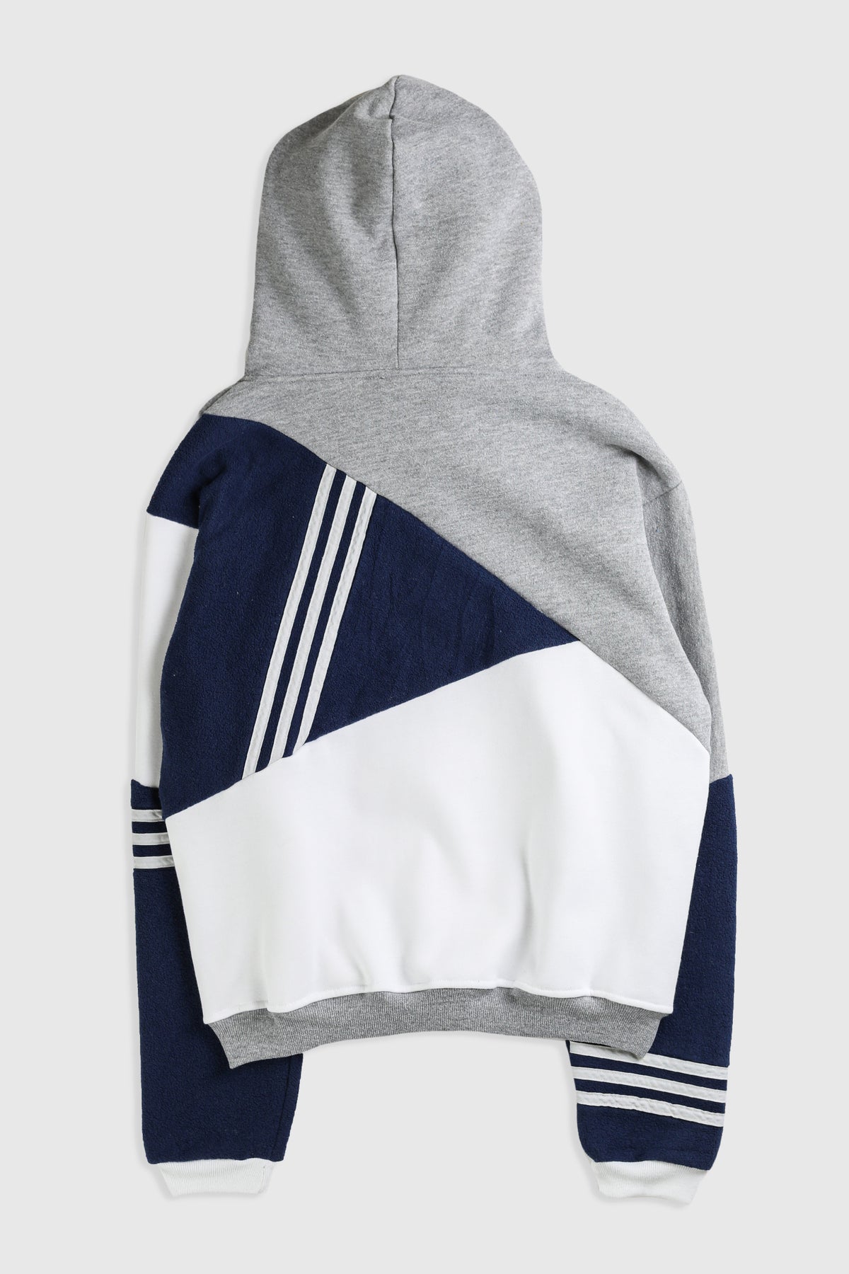 Rework Adidas Patchwork Sweatshirt - M-SWEATERS-Adidas-Frankie Collective Rare Vintage Streetwear Reworks