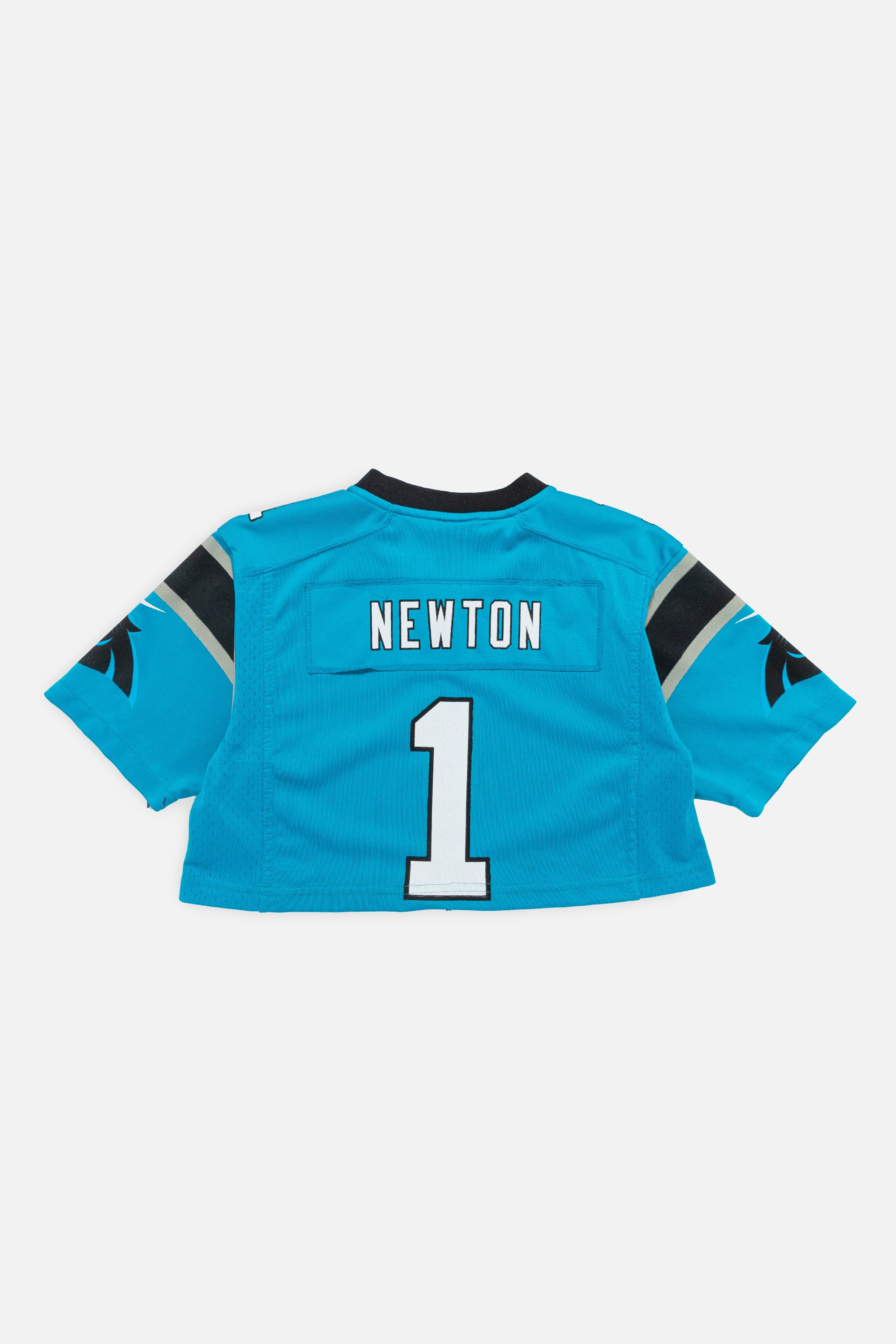 Rework Carolina Panthers Crop Jersey-NFL-Frankie Collective-Rework-Vintage-Streetwear