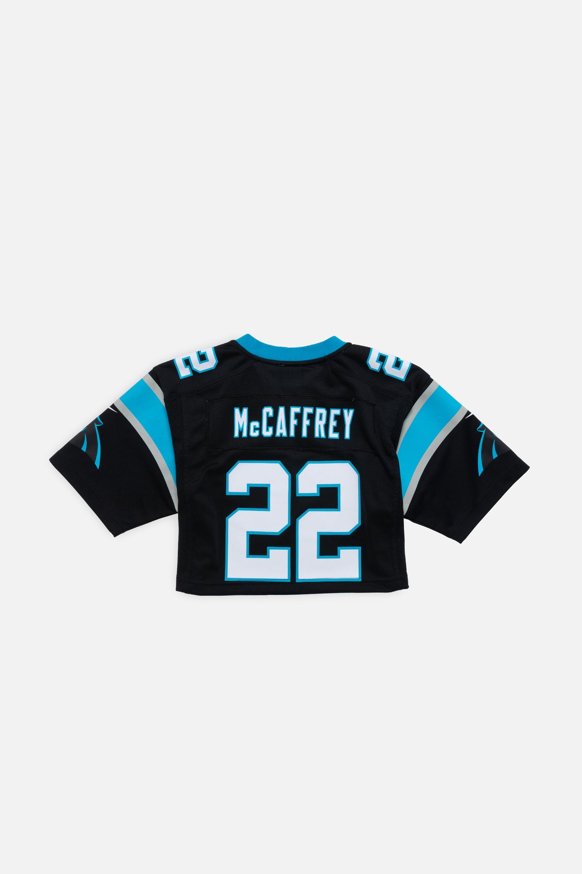 Rework Carolina Panthers Crop Jersey - S-JERSEYS-NFL-Frankie Collective