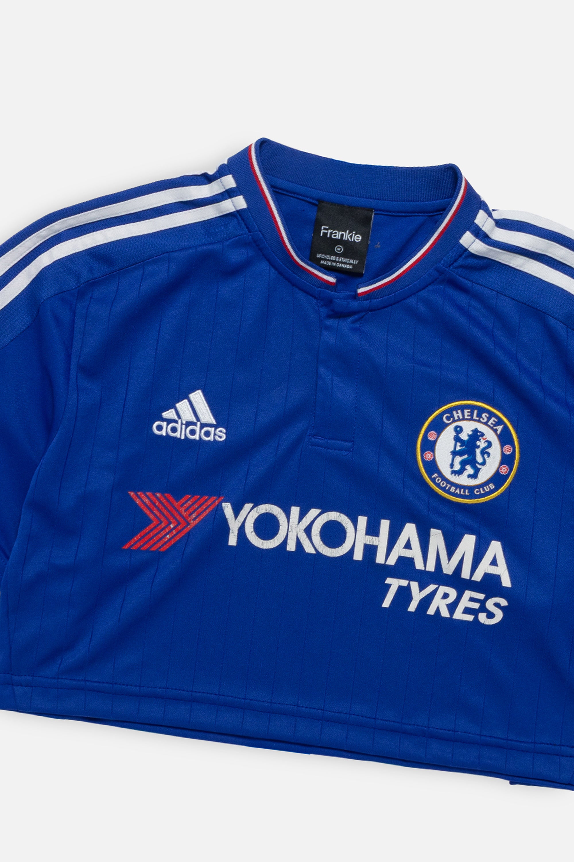 Rework Chelsea FC Crop Jersey - M-JERSEYS-Adidas-Frankie Collective