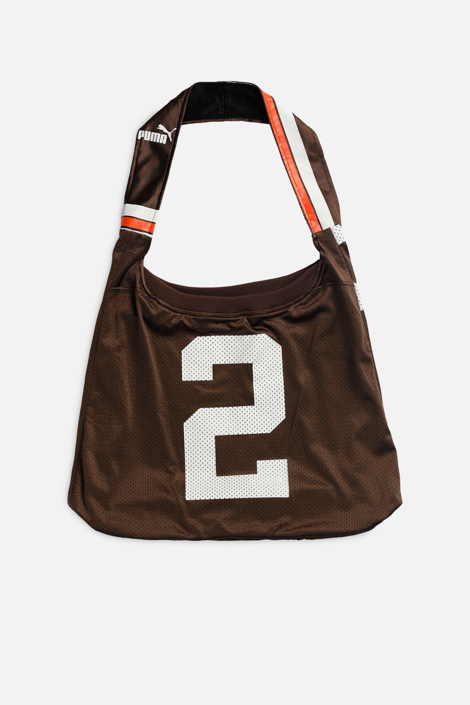 Rework Cleveland Browns NFL Tote Bag-BAGS-NFL-Frankie Collective Rare Vintage Streetwear Reworks