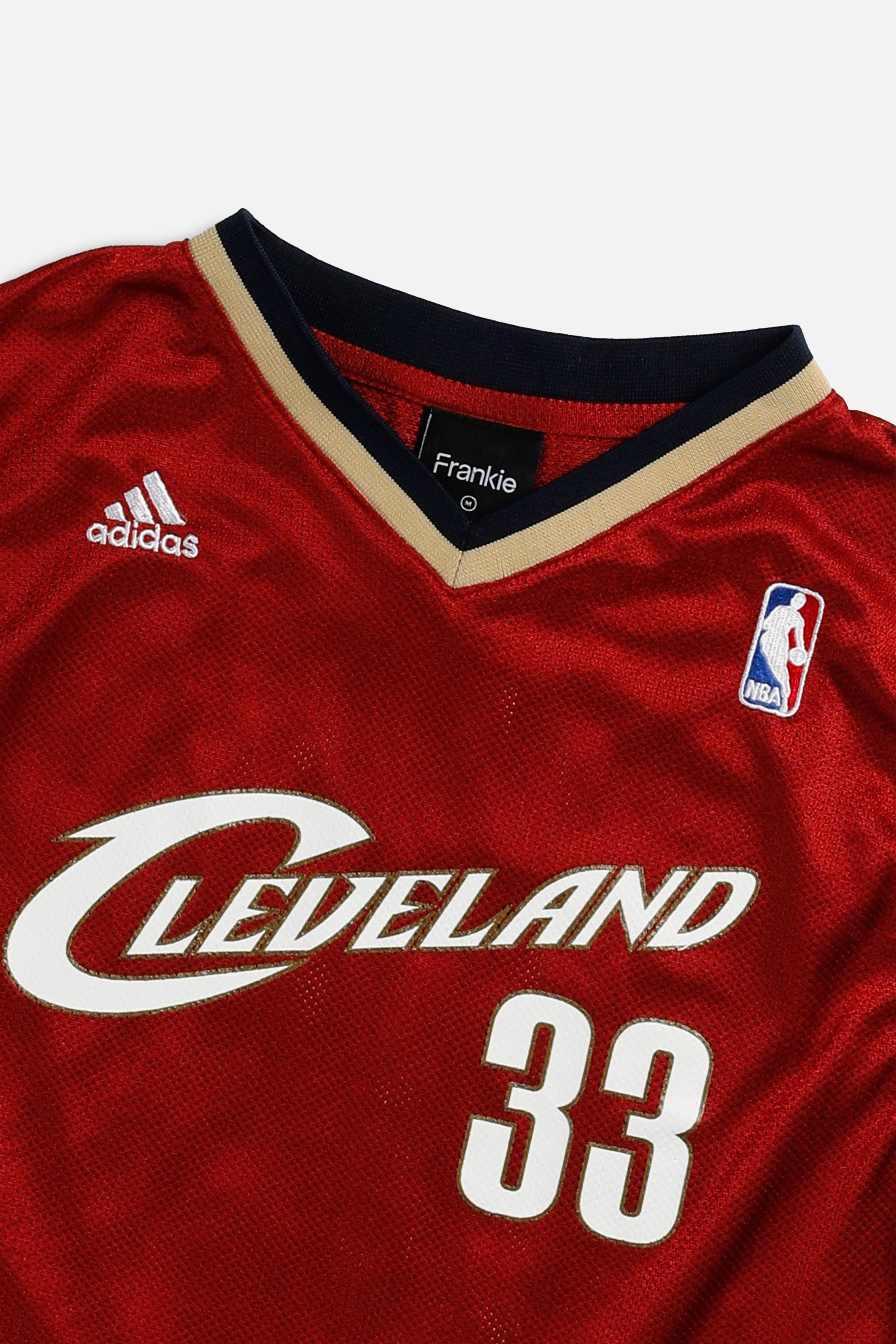 Rework Cleveland Cavaliers NBA Crop Jersey - M-JERSEYS-NBA-M-Frankie Collective Rare Vintage Streetwear Reworks