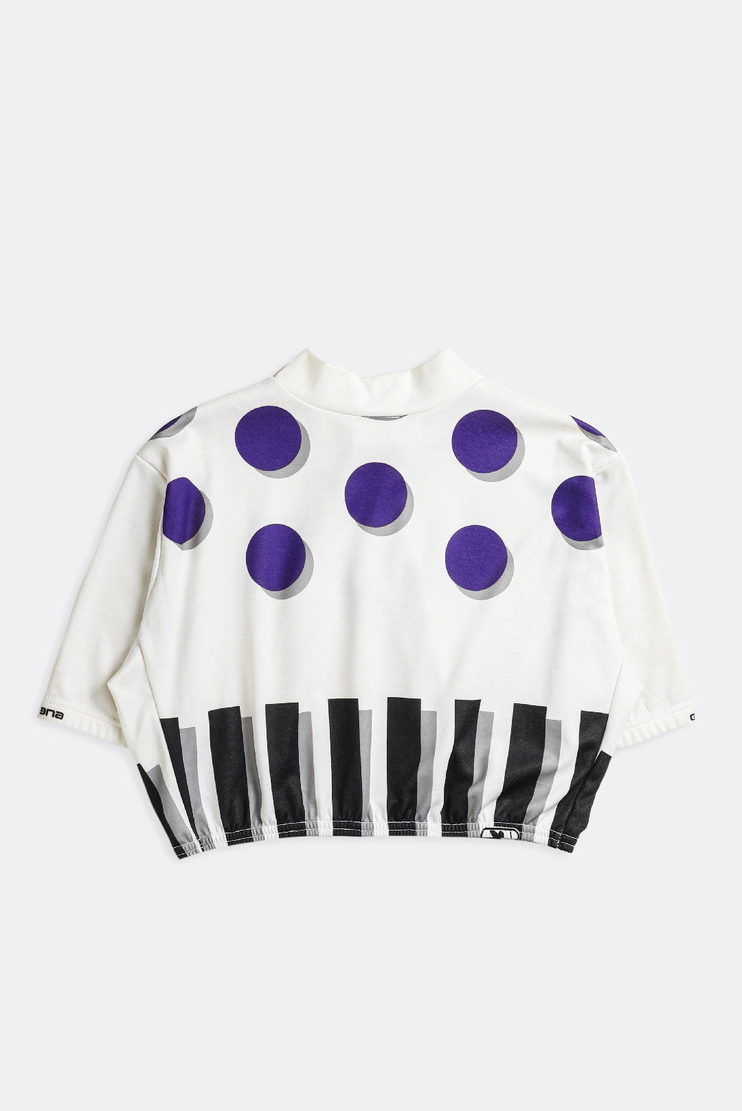 Rework Crop Cycling Jersey - M-JERSEYS-vendor-unknown-Frankie Collective Rare Vintage Streetwear Reworks