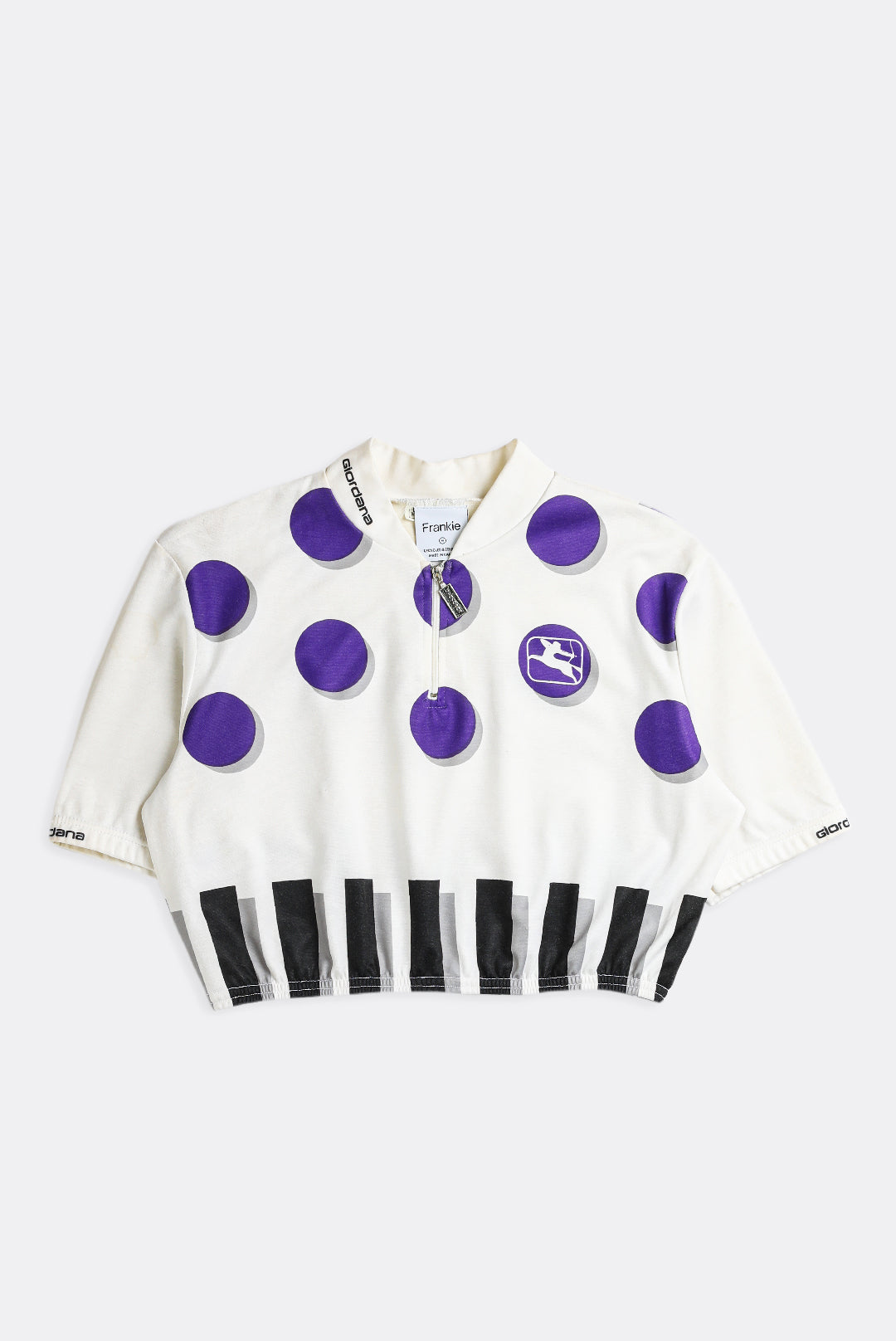 Rework Crop Cycling Jersey - M-JERSEYS-vendor-unknown-Frankie Collective Rare Vintage Streetwear Reworks