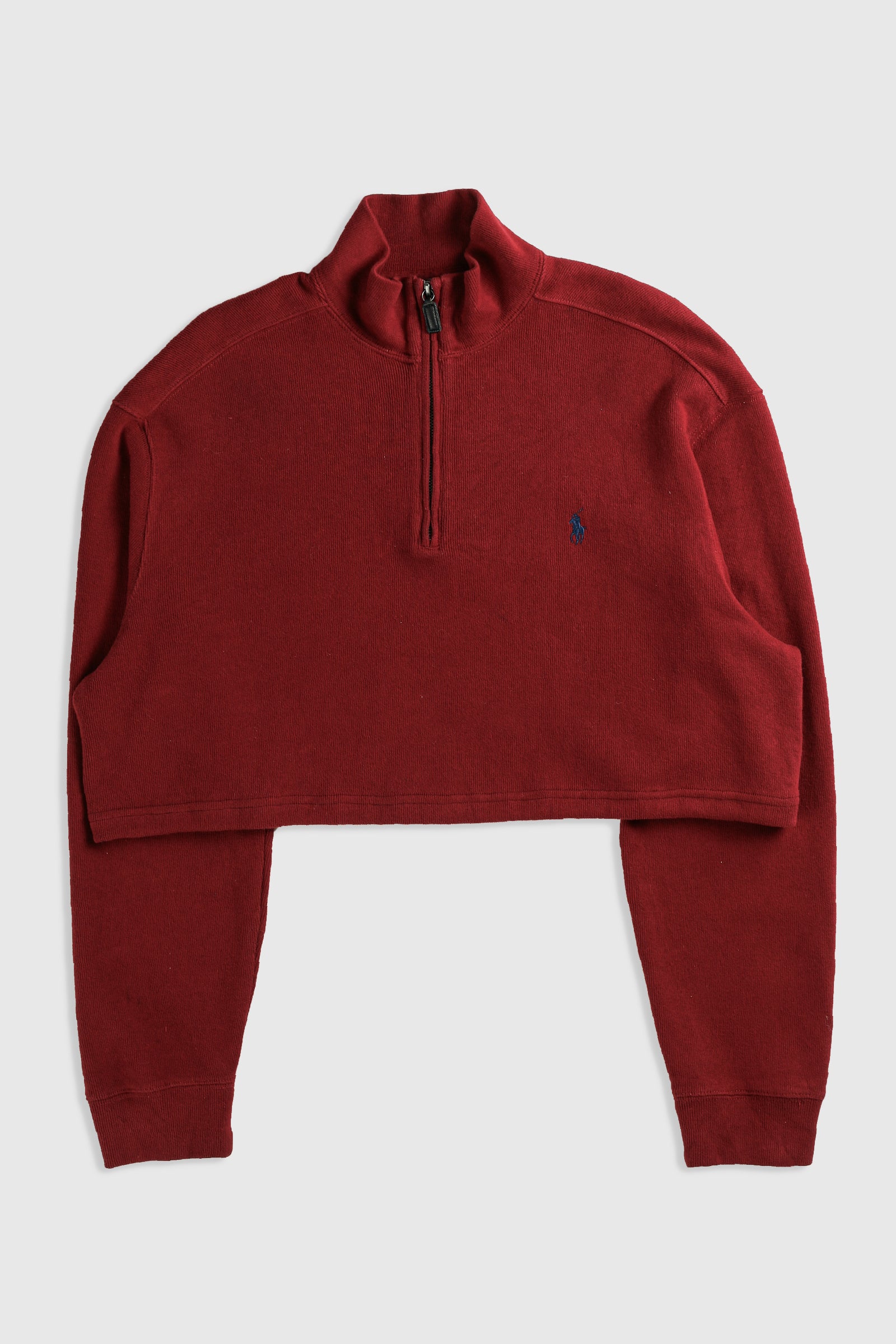 Rework Crop Knit Sweater - XL-SWEATERS-vendor-unknown-Frankie Collective Rare Vintage Streetwear Reworks