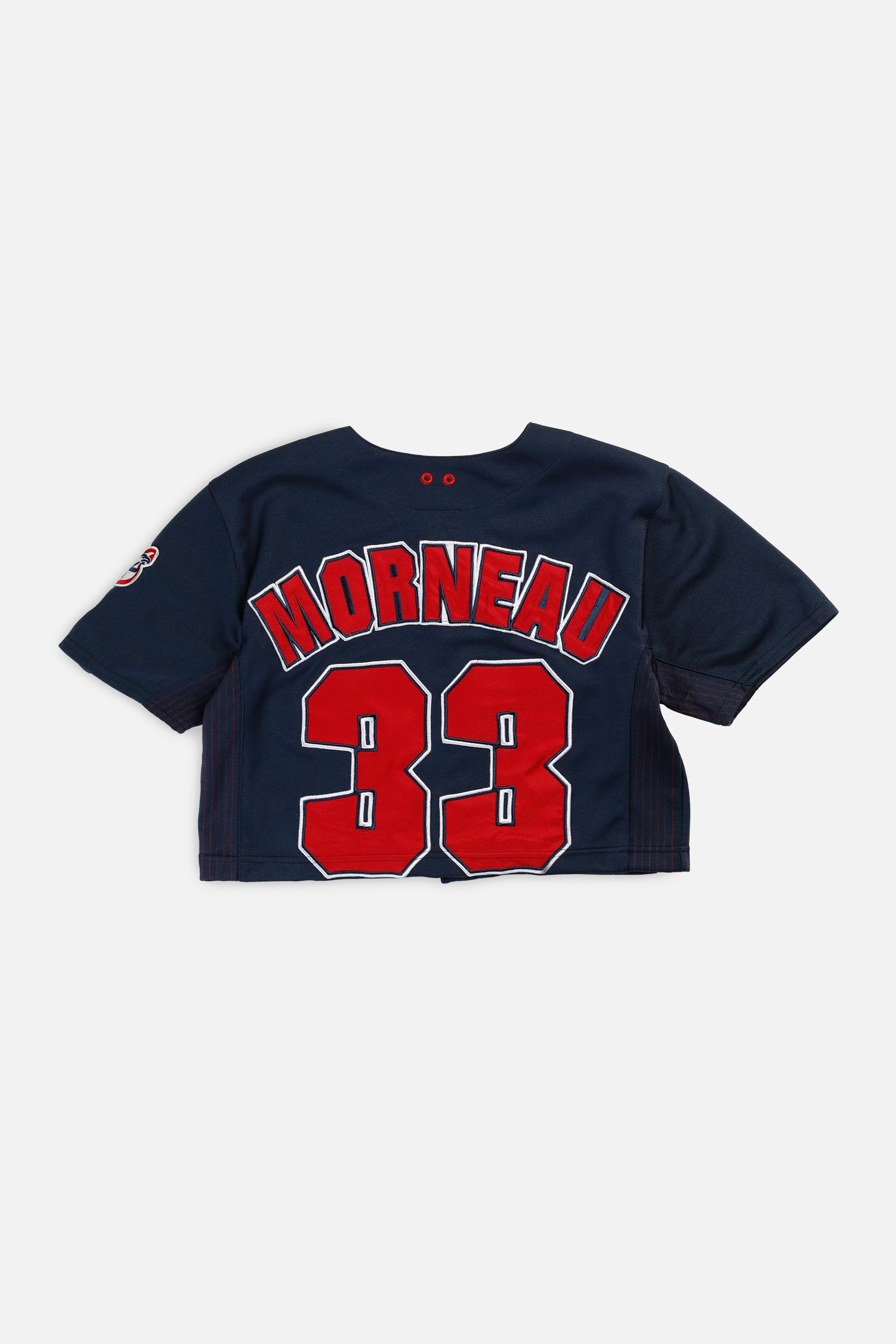 Rework Crop Minnesota Twins MLB Jersey - XS-JERSEYS-MLB-XS-Frankie Collective Rare Vintage Streetwear Reworks
