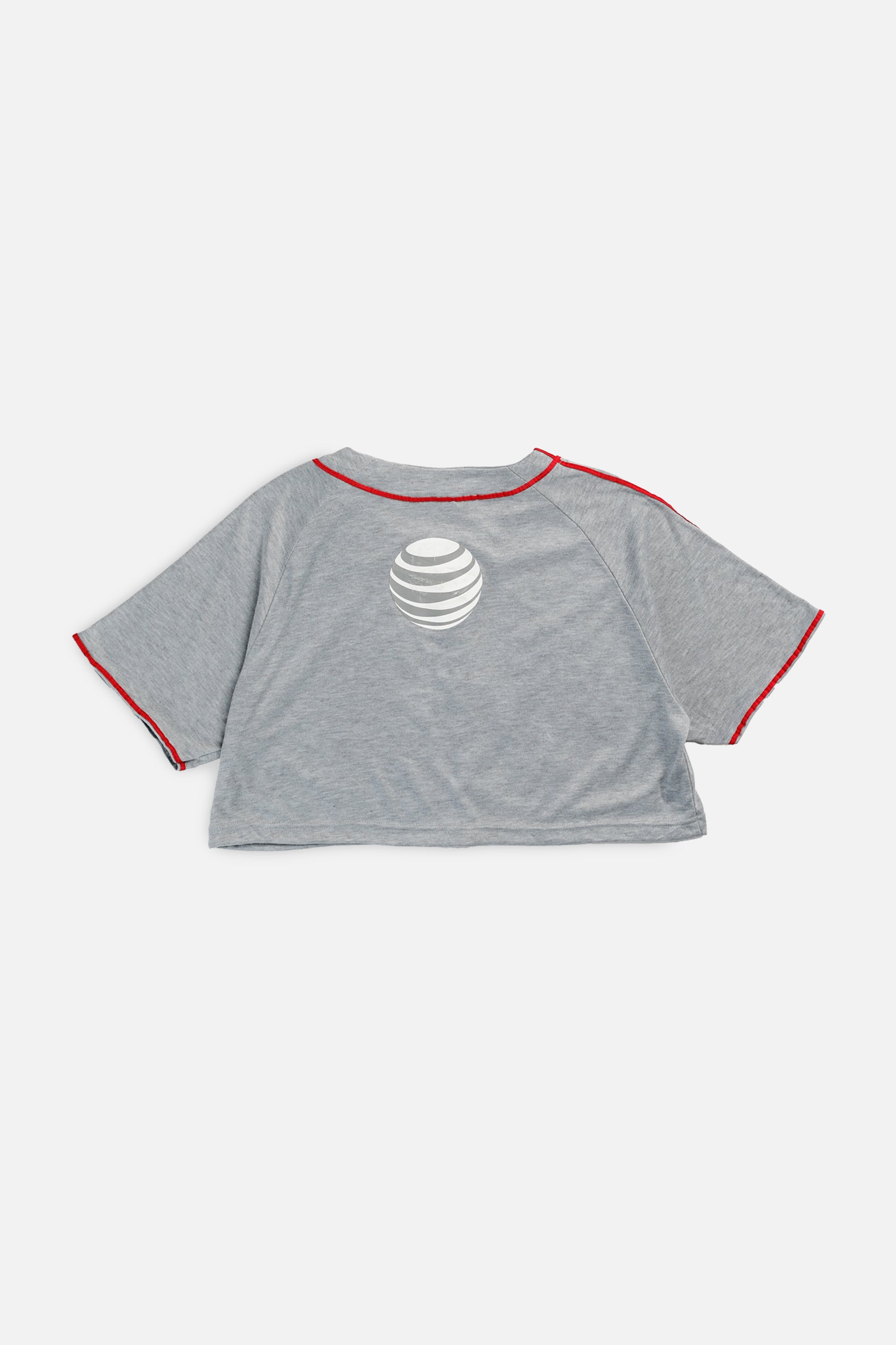 Rework Crop St. Louis Cardinals MLB Jersey - M-JERSEYS-MLB-M-Frankie Collective Rare Vintage Streetwear Reworks