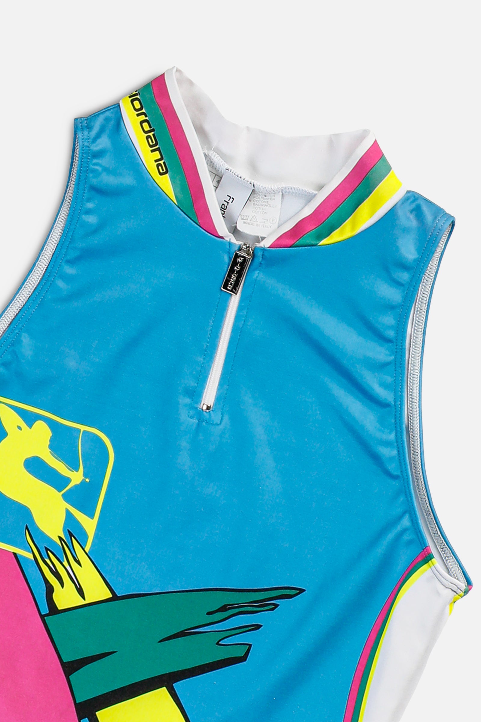 Rework Cycling Tank - S-TOPS-vendor-unknown-S-Frankie Collective Rare Vintage Streetwear Reworks