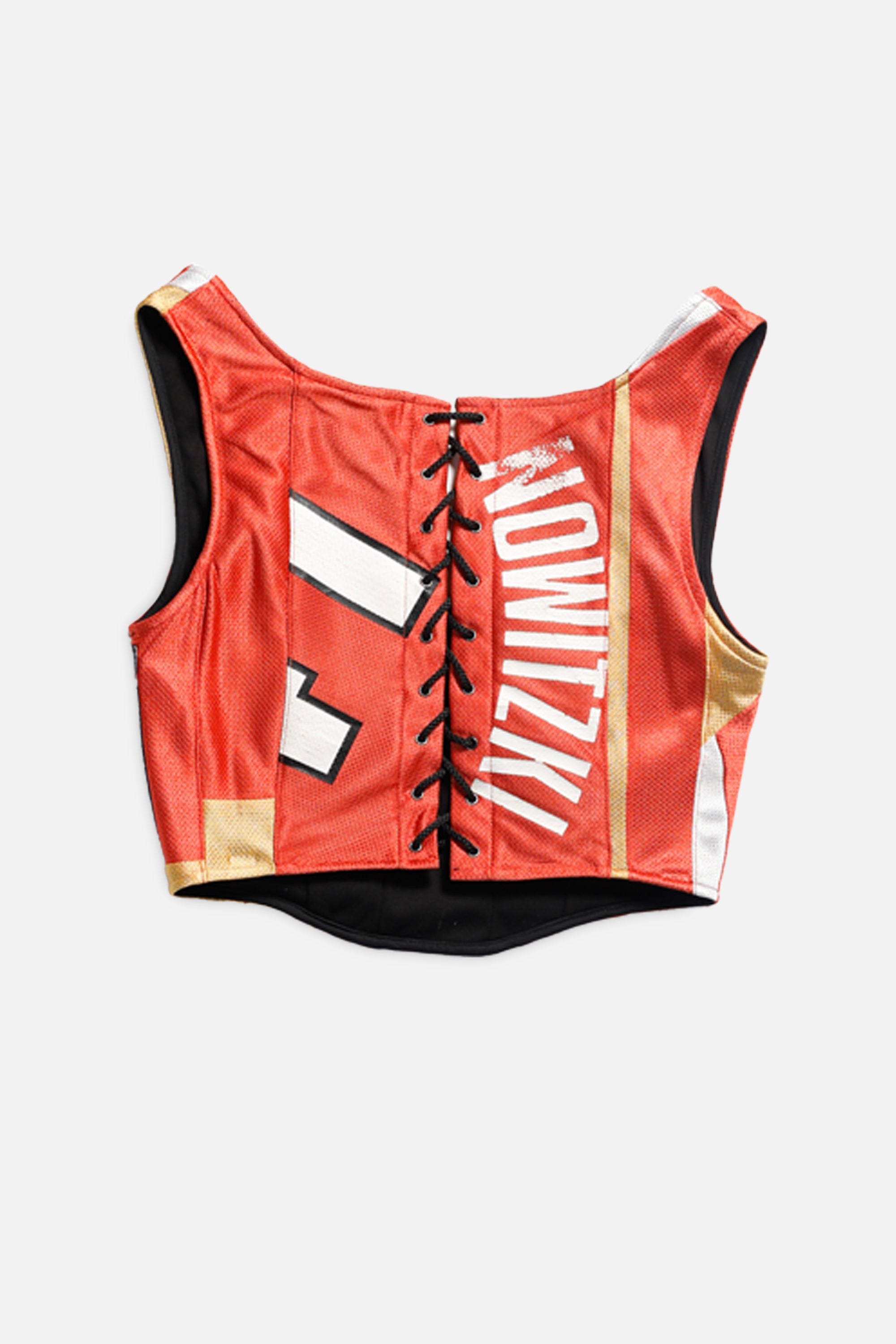 Rework Dallas Mavericks NBA Corset - S-TOPS-NBA-S-Frankie Collective Rare Vintage Streetwear Reworks