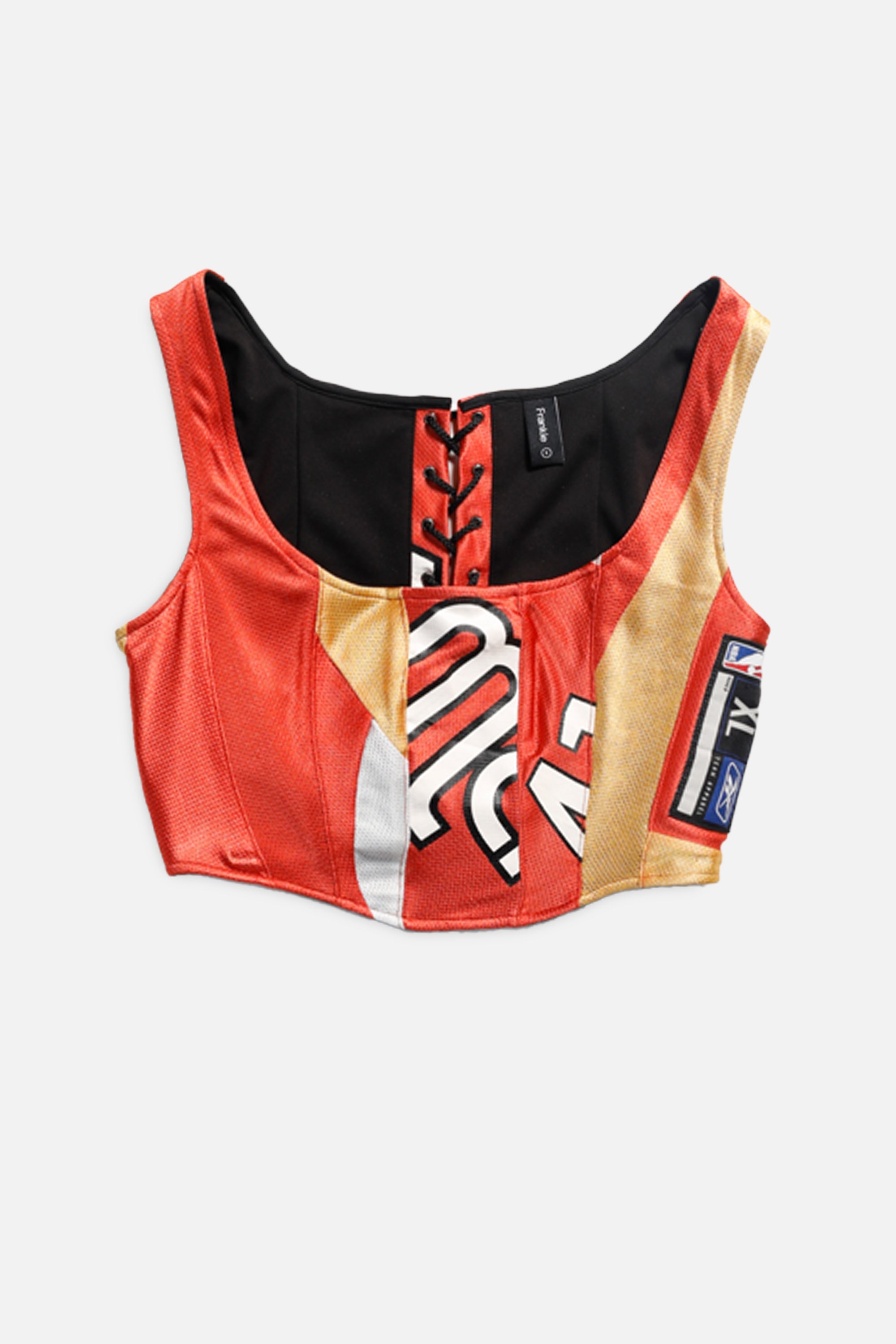Rework Dallas Mavericks NBA Corset - S-TOPS-NBA-S-Frankie Collective Rare Vintage Streetwear Reworks