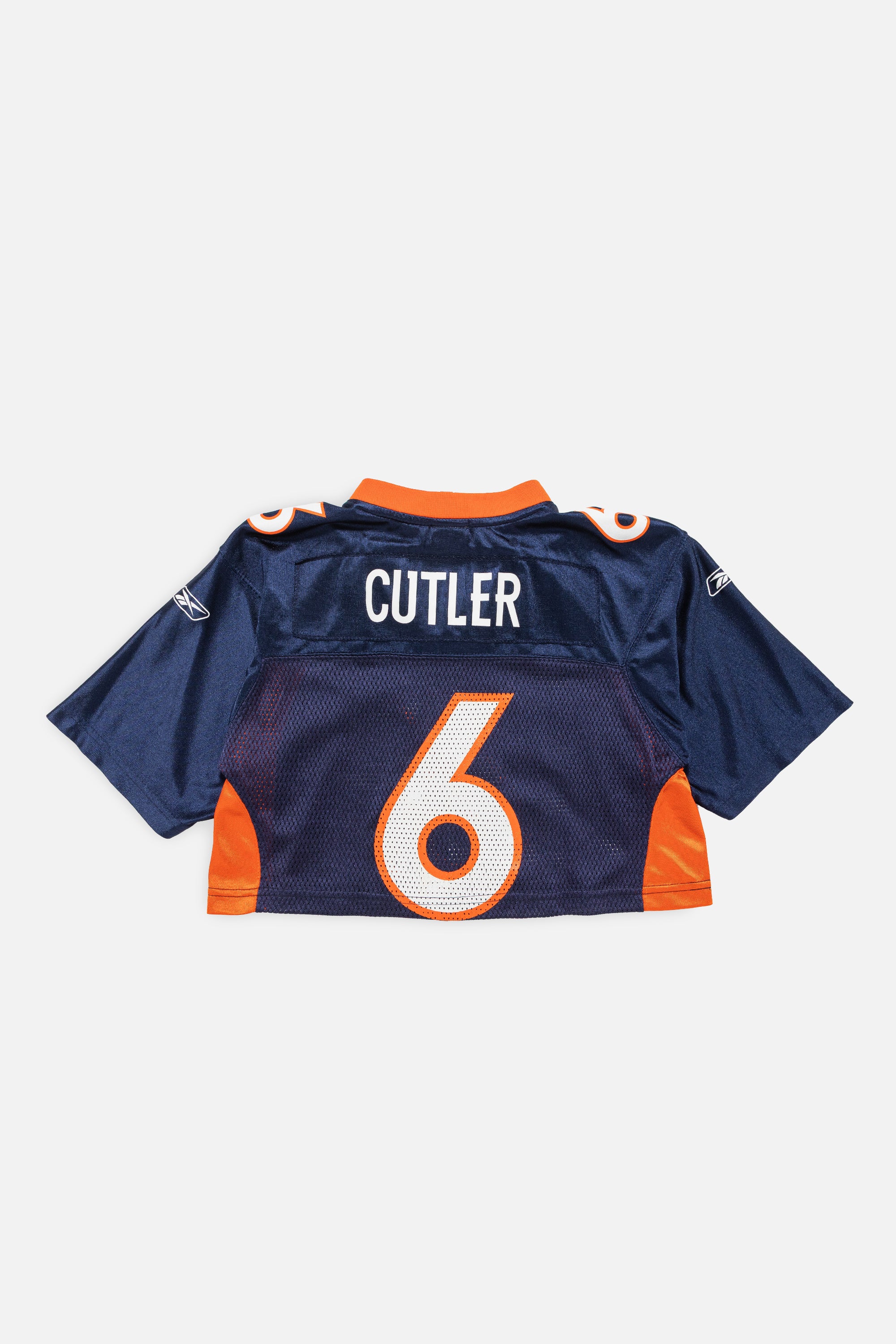 Rework Denver Broncos Crop Jersey-NFL-Frankie Collective-Rework-Vintage-Streetwear
