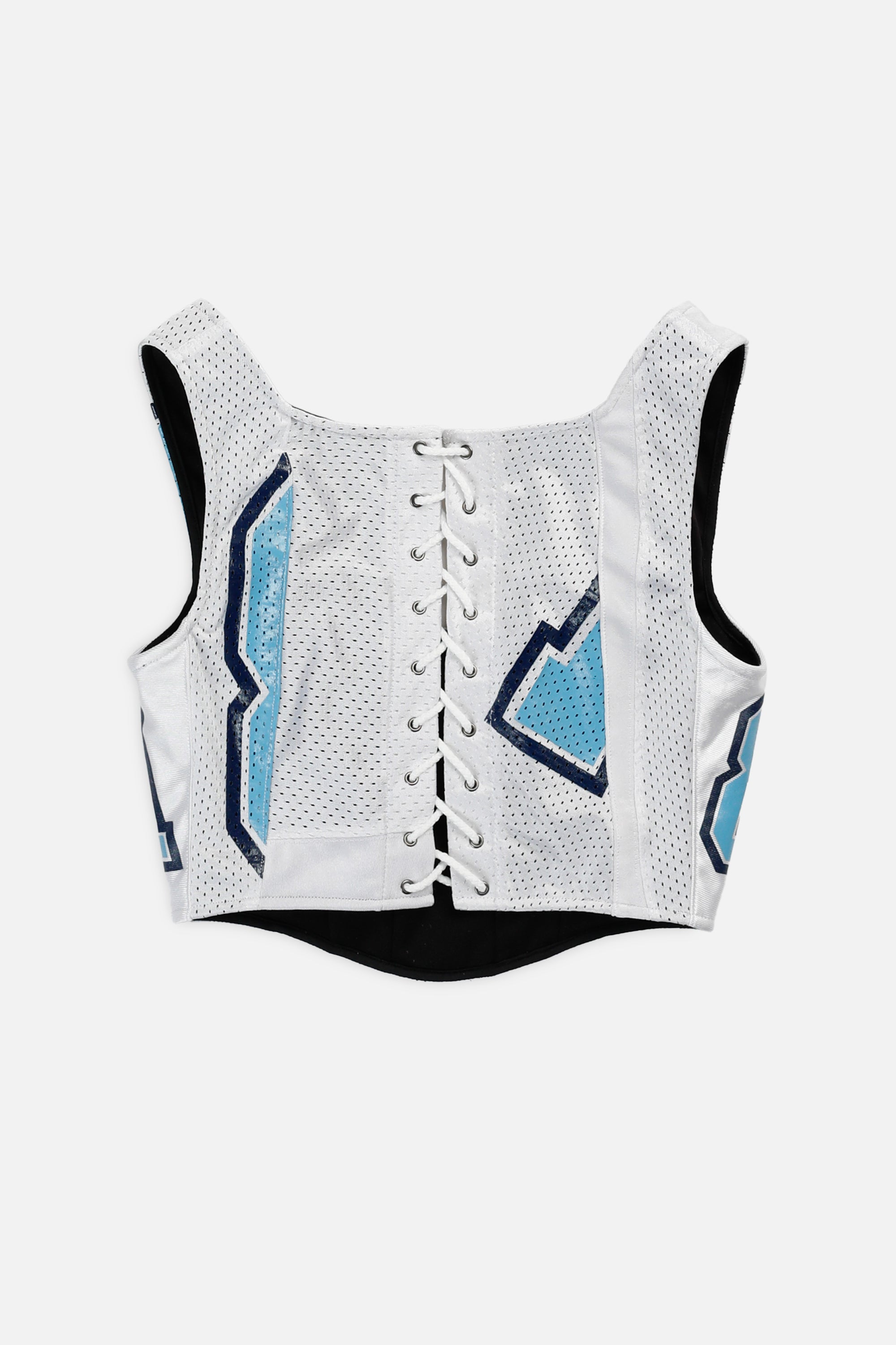 Rework Eastern Illinois NCAA Corset - XS-TOPS-NCAA-XS-Frankie Collective Rare Vintage Streetwear Reworks
