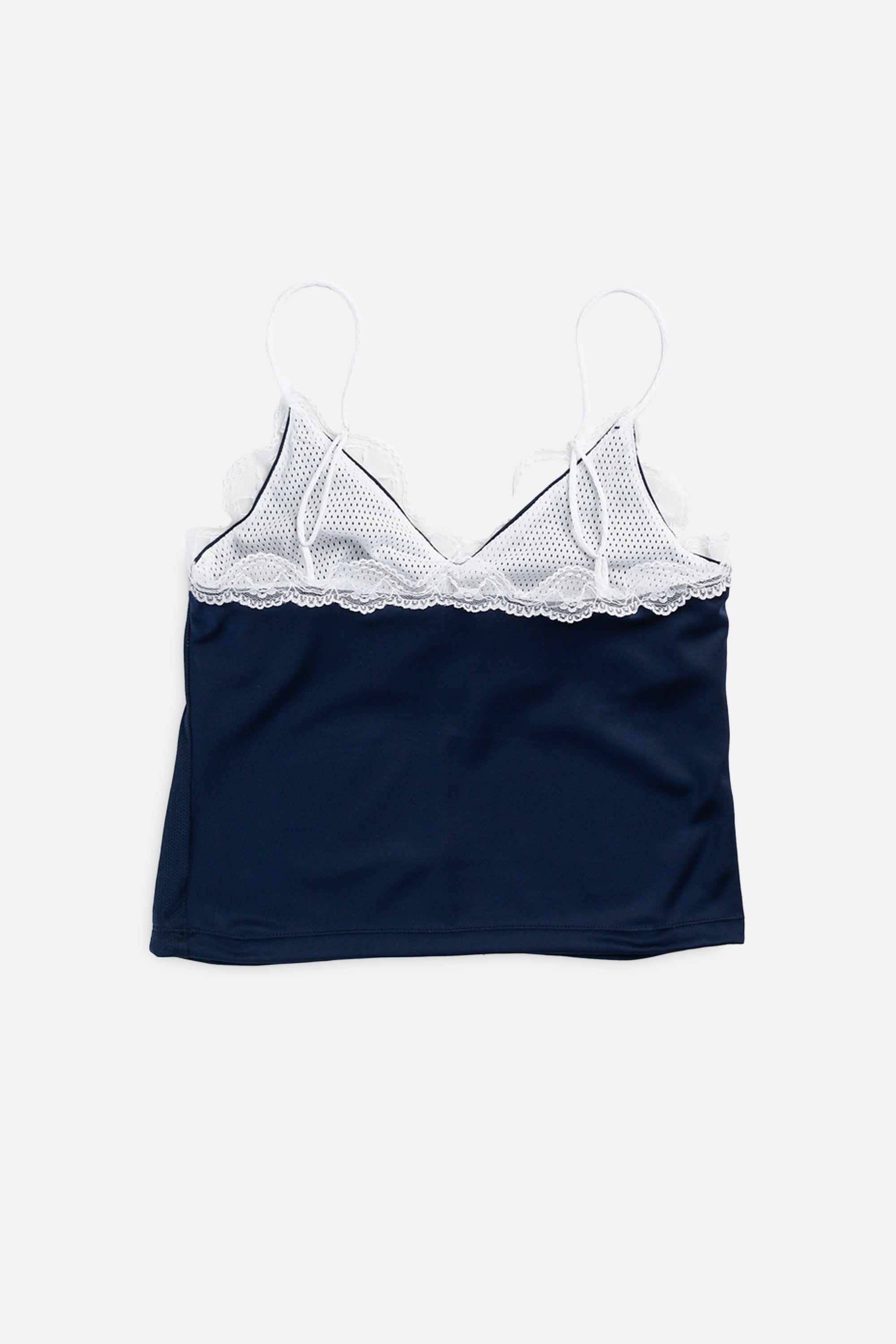 Rework Geneva Lake Soccer Lace Tank - XS-TOPS-NBA-XS-Frankie Collective Rare Vintage Streetwear Reworks