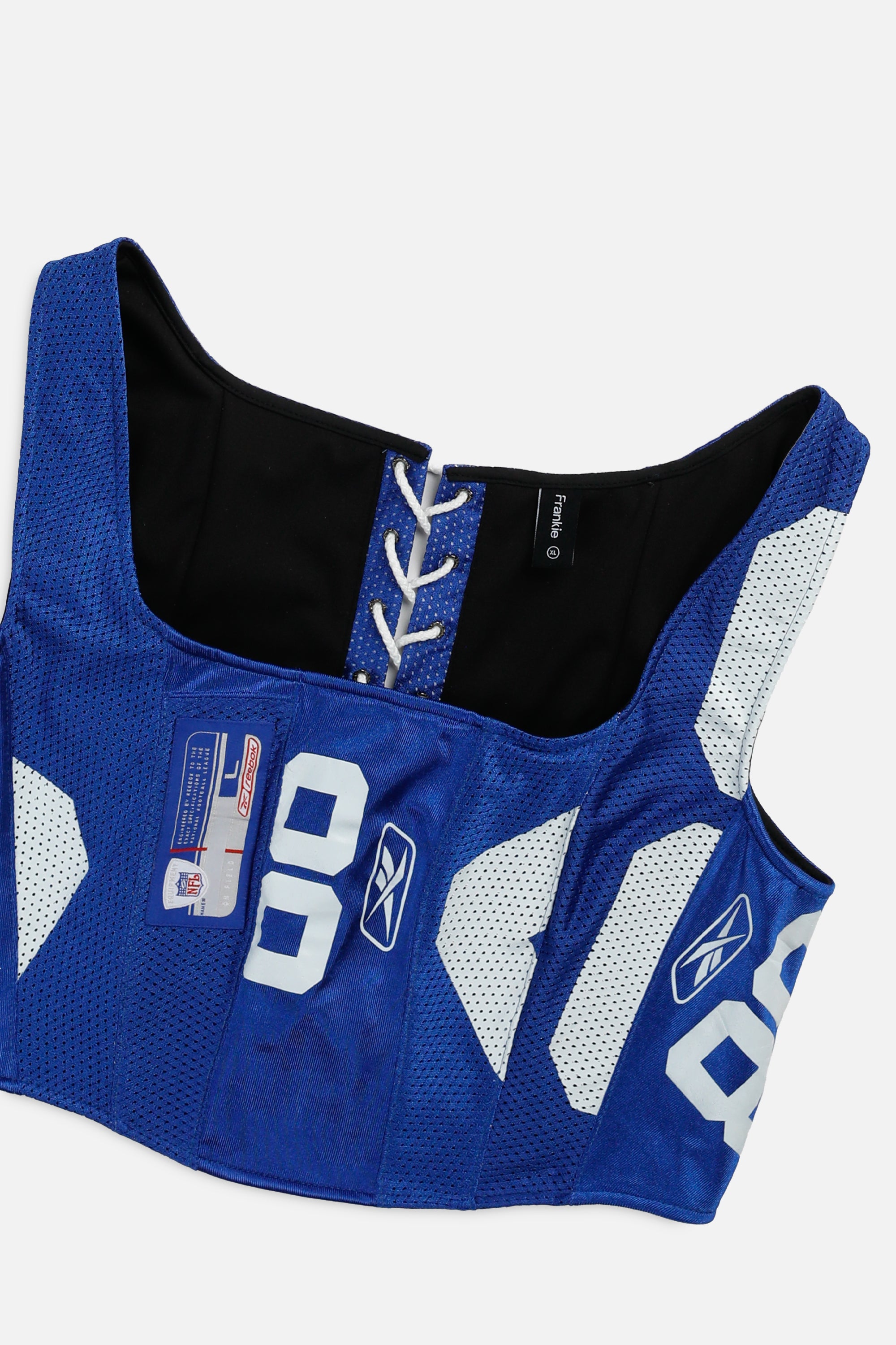 Rework Indianapolis Colts NFL Corset - XL-TOPS-NFL-XL-Frankie Collective Rare Vintage Streetwear Reworks
