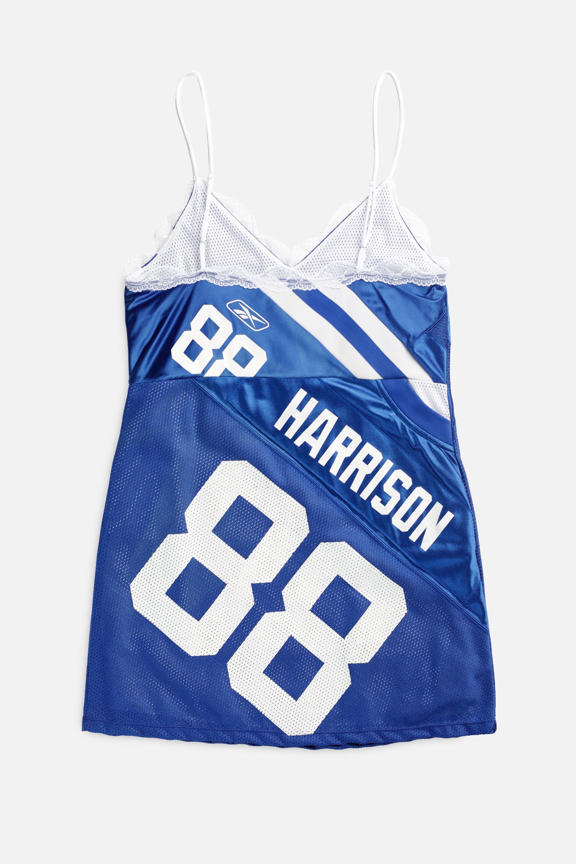 Rework Indianapolis Colts NFL Lace Dress - L-DRESSES-NFL-L-Frankie Collective Rare Vintage Streetwear Reworks