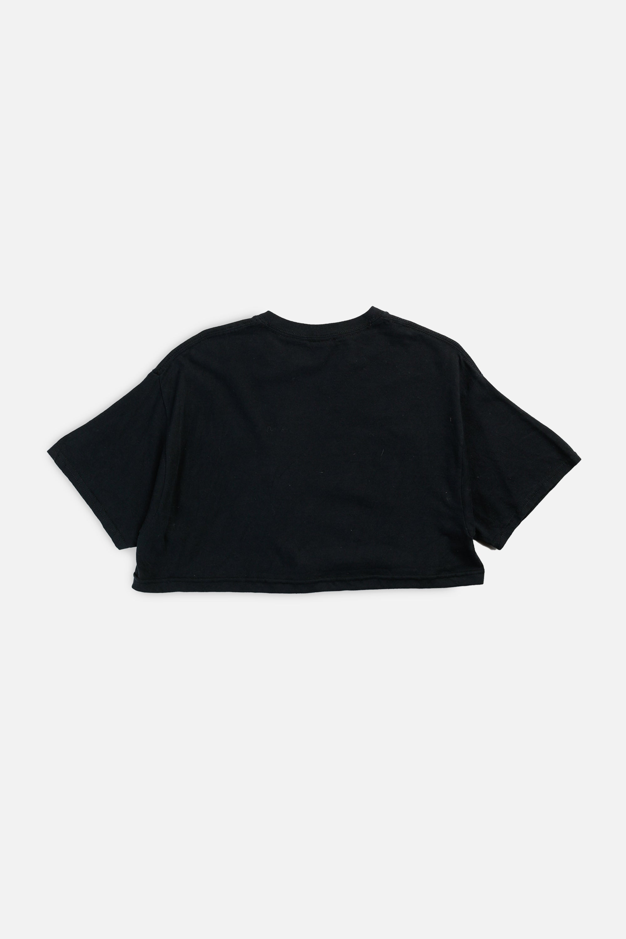 Rework Iowa Hawkeyes NCAA Crop Tee - L-TOPS-NCAA-L-Frankie Collective Rare Vintage Streetwear Reworks