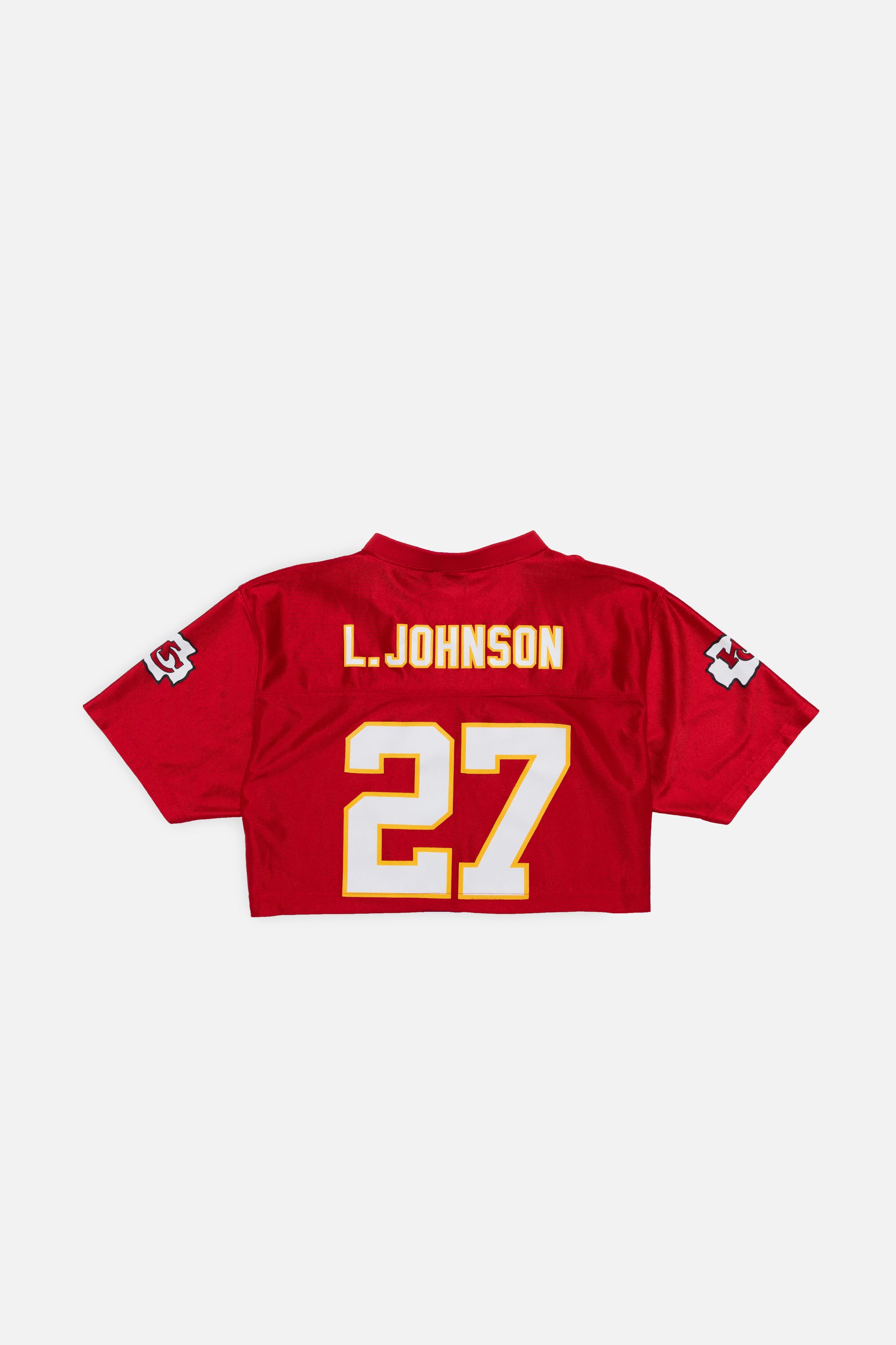 Rework Kansas City Chiefs Crop Jersey - M