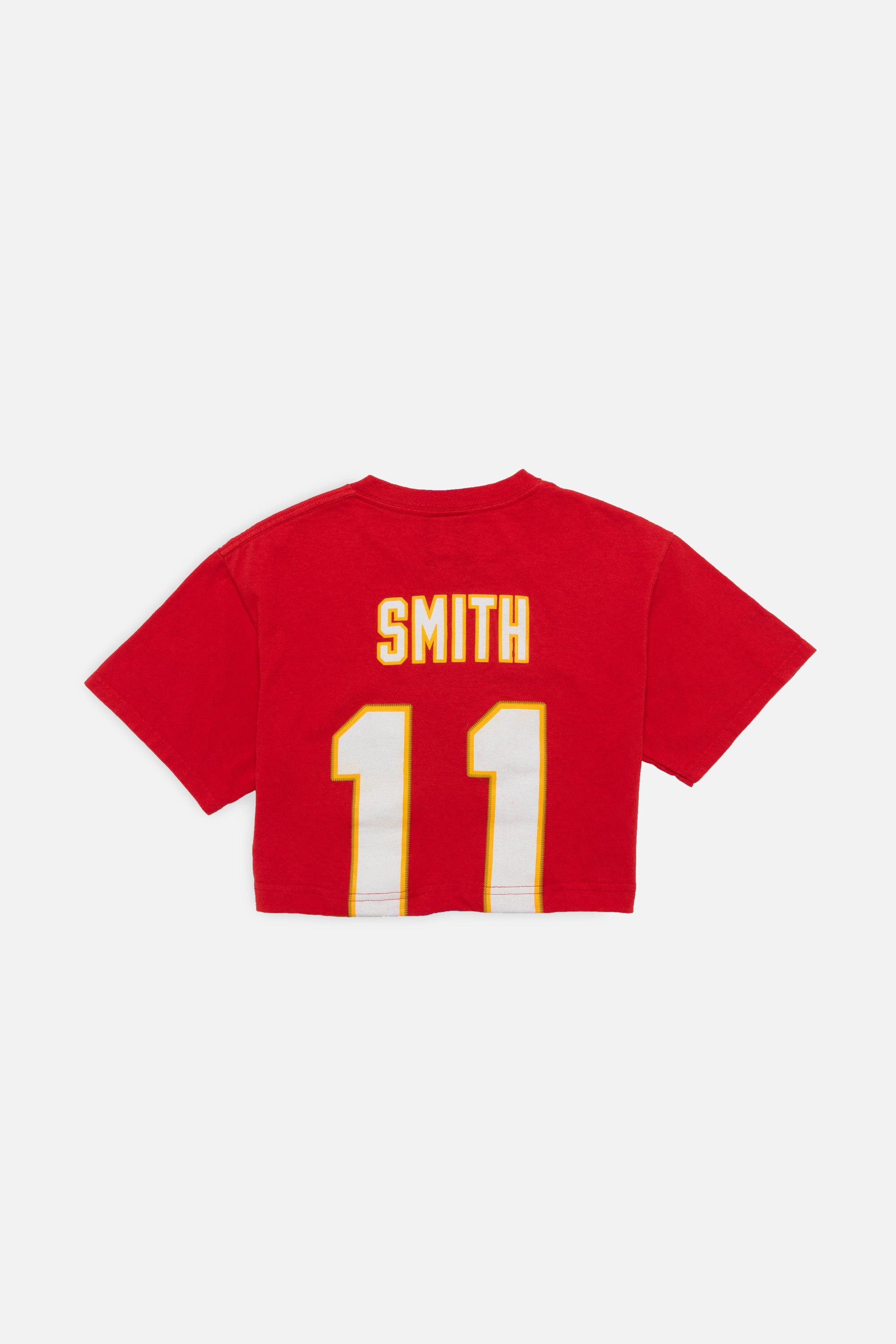 Rework Kansas City Chiefs Crop Tee - XS-T-SHIRTS-NFL-Frankie Collective