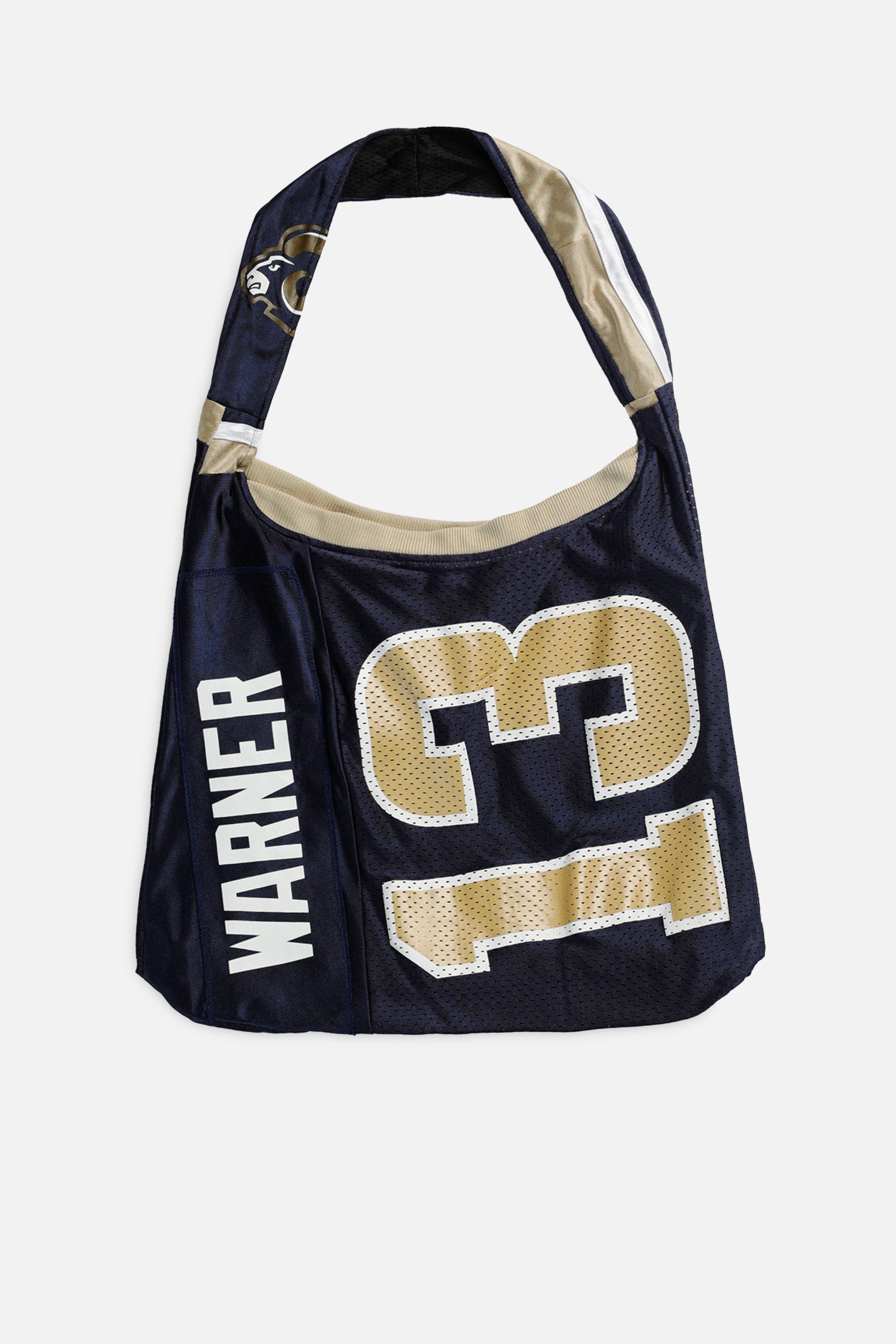Rework LA Rams NFL Tote Bag-BAGS-NFL-Frankie Collective Rare Vintage Streetwear Reworks