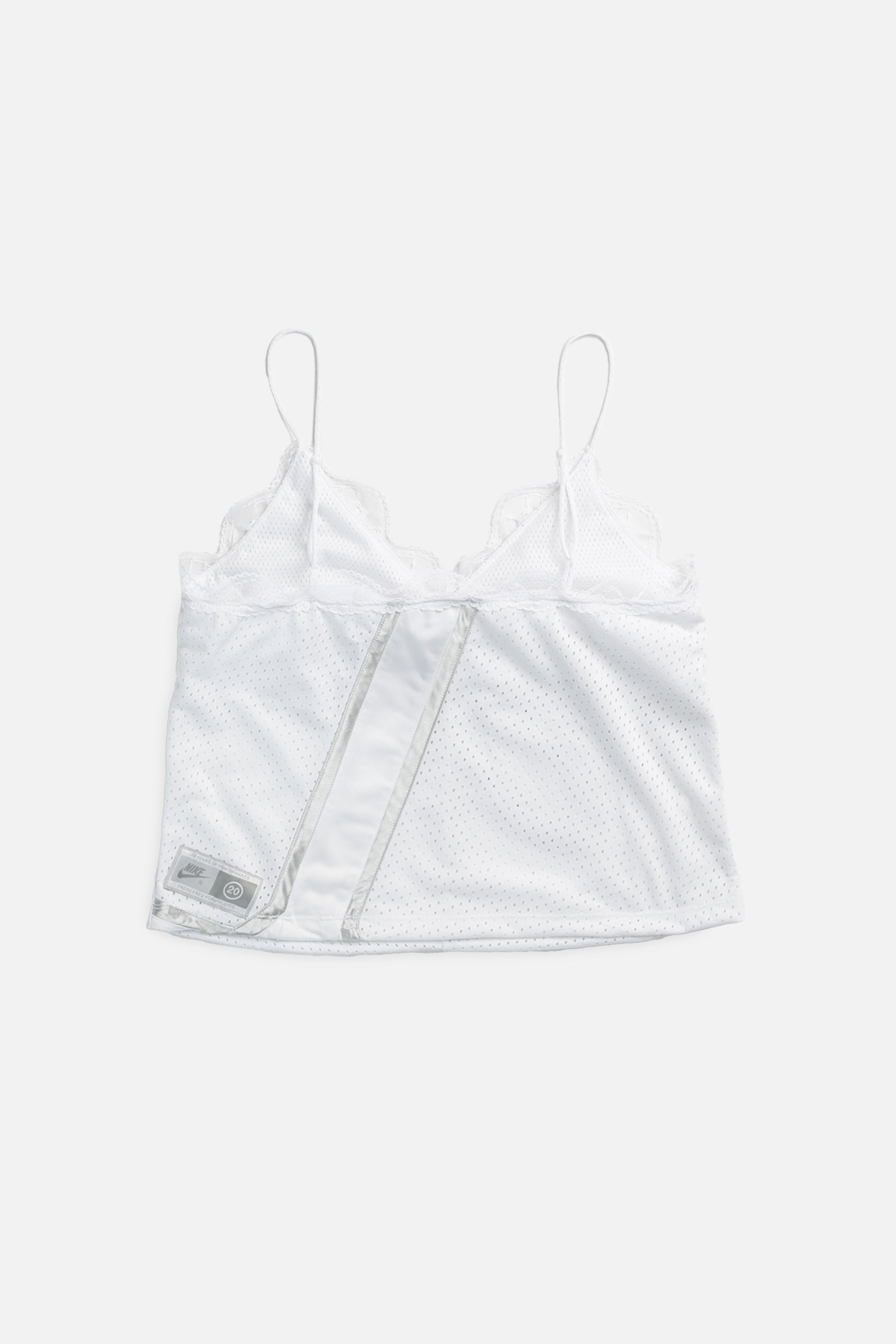 Rework Nike Lace Tank - L-TOPS-Nike-L-Frankie Collective Rare Vintage Streetwear Reworks