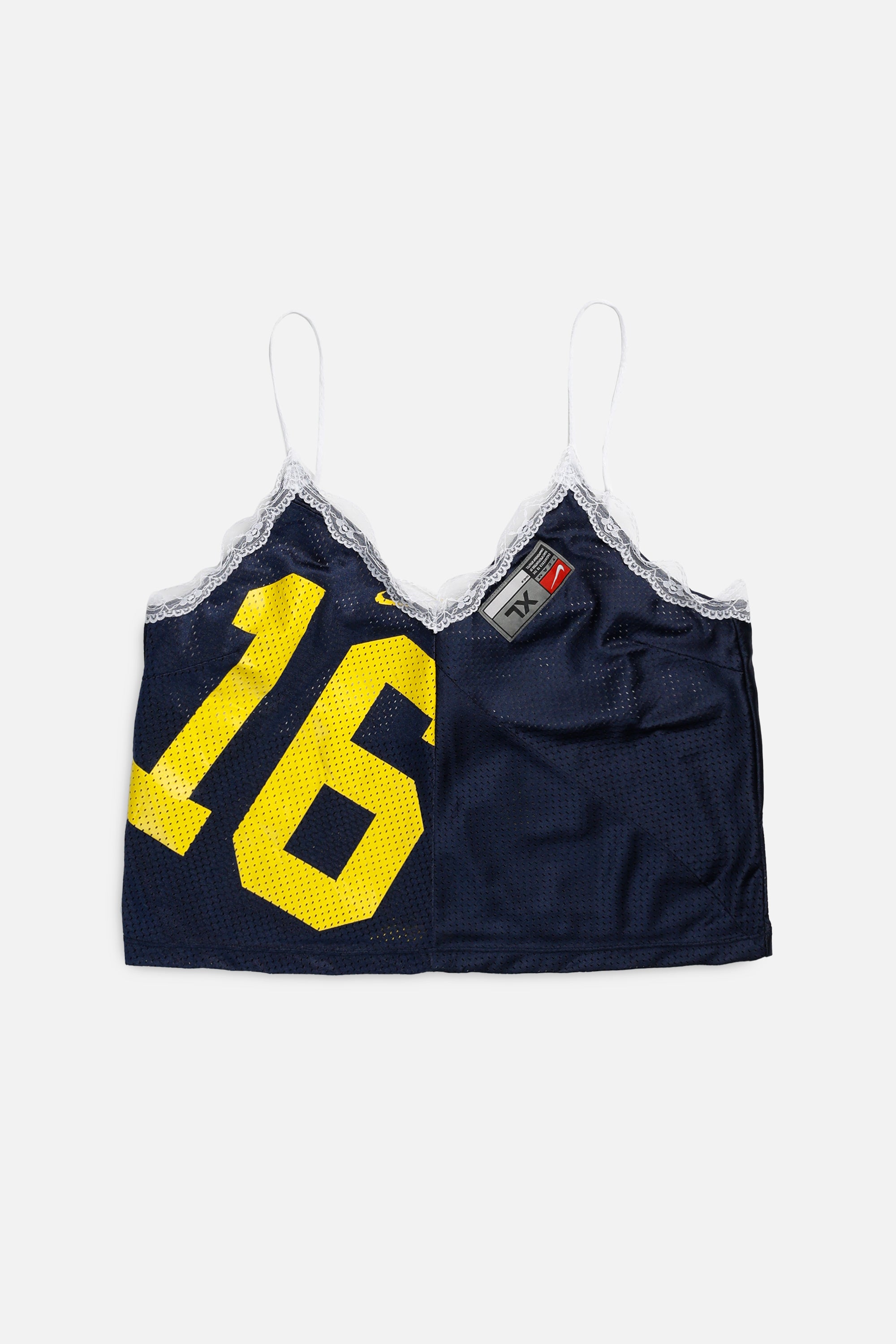 Rework NFL Lace Tank - XXL-TOPS-NFL-XXL-Frankie Collective Rare Vintage Streetwear Reworks