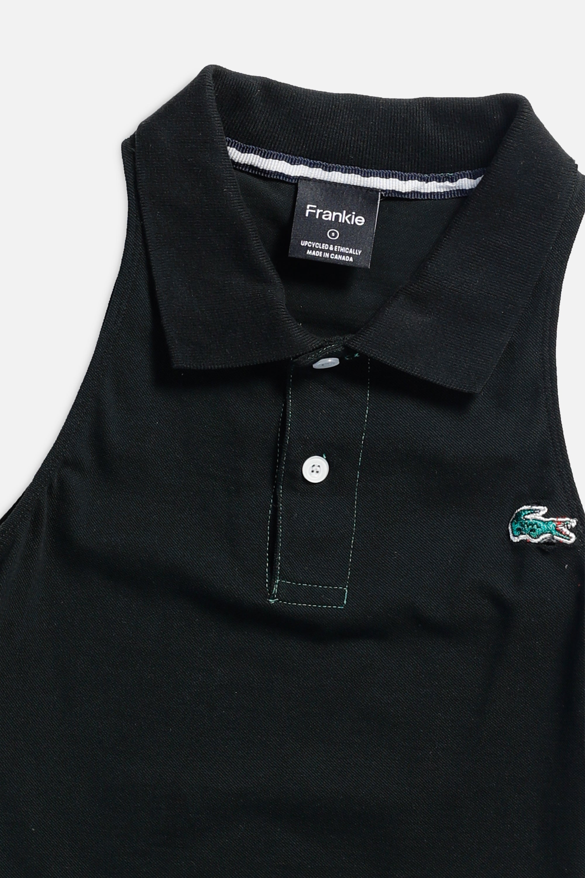 Rework Lacoste Collared Tank - S-TOPS-lacoste-Frankie Collective