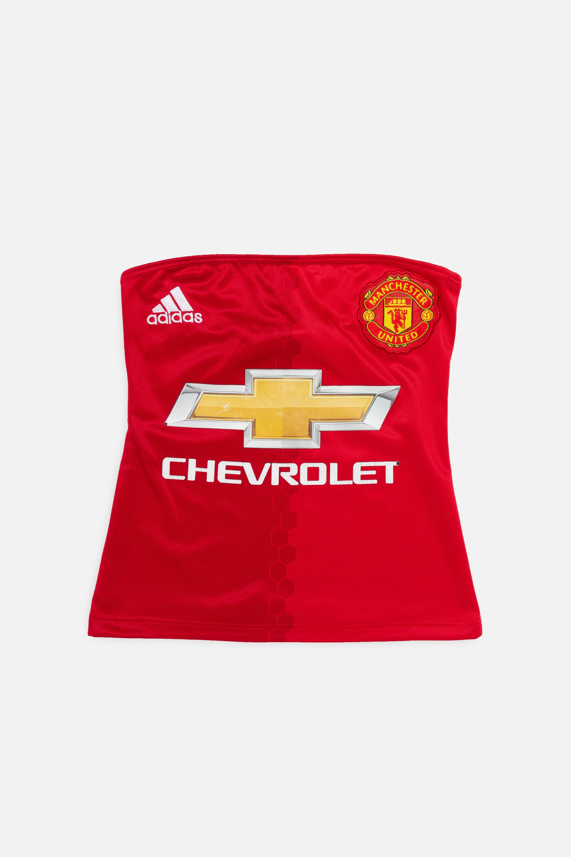Rework Manchester United Tube Top - XS-TOPS-Adidas-Frankie Collective
