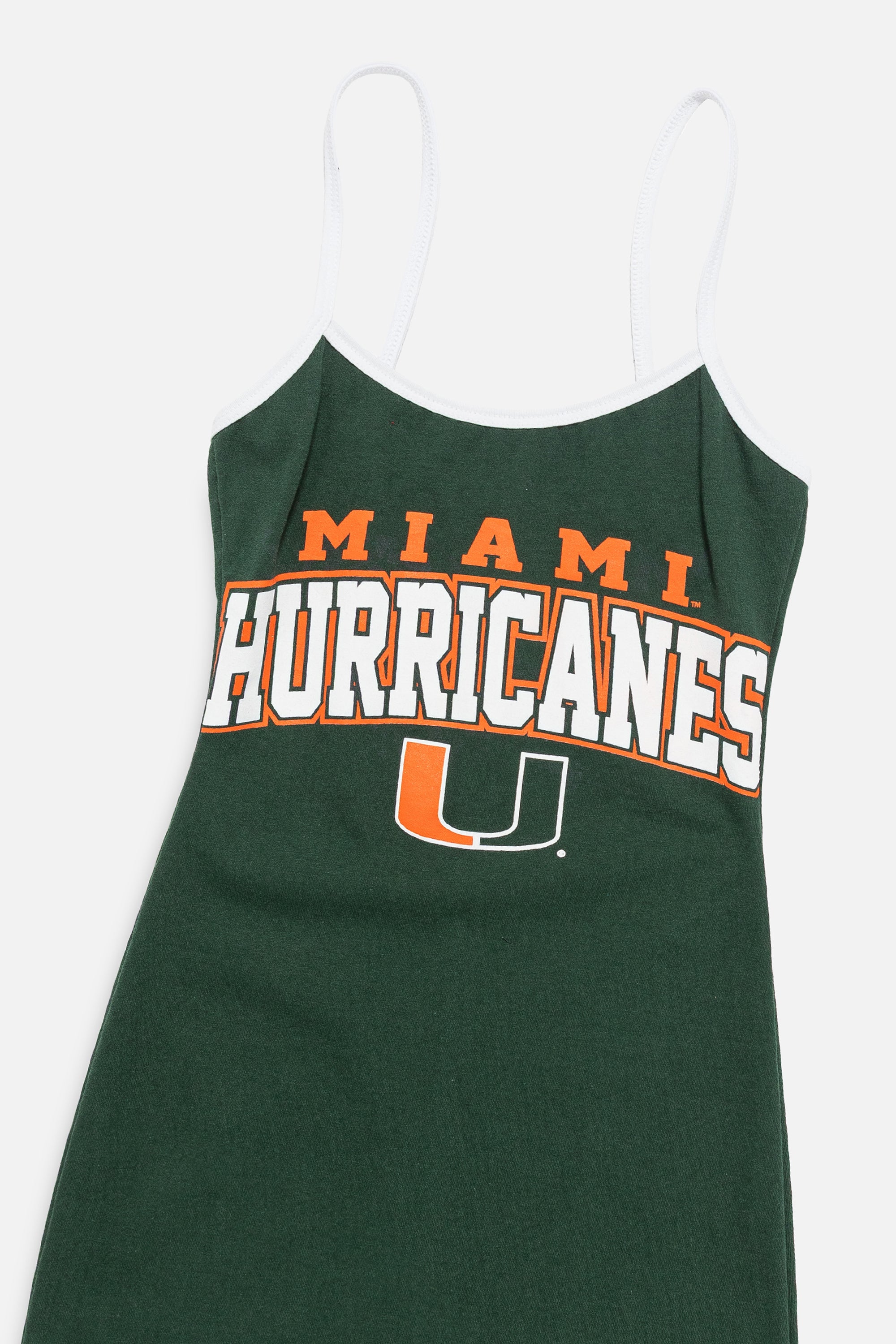 Rework Miami Hurricanes Mini Dress-NCAA-Frankie Collective-Rework-Vintage-Streetwear