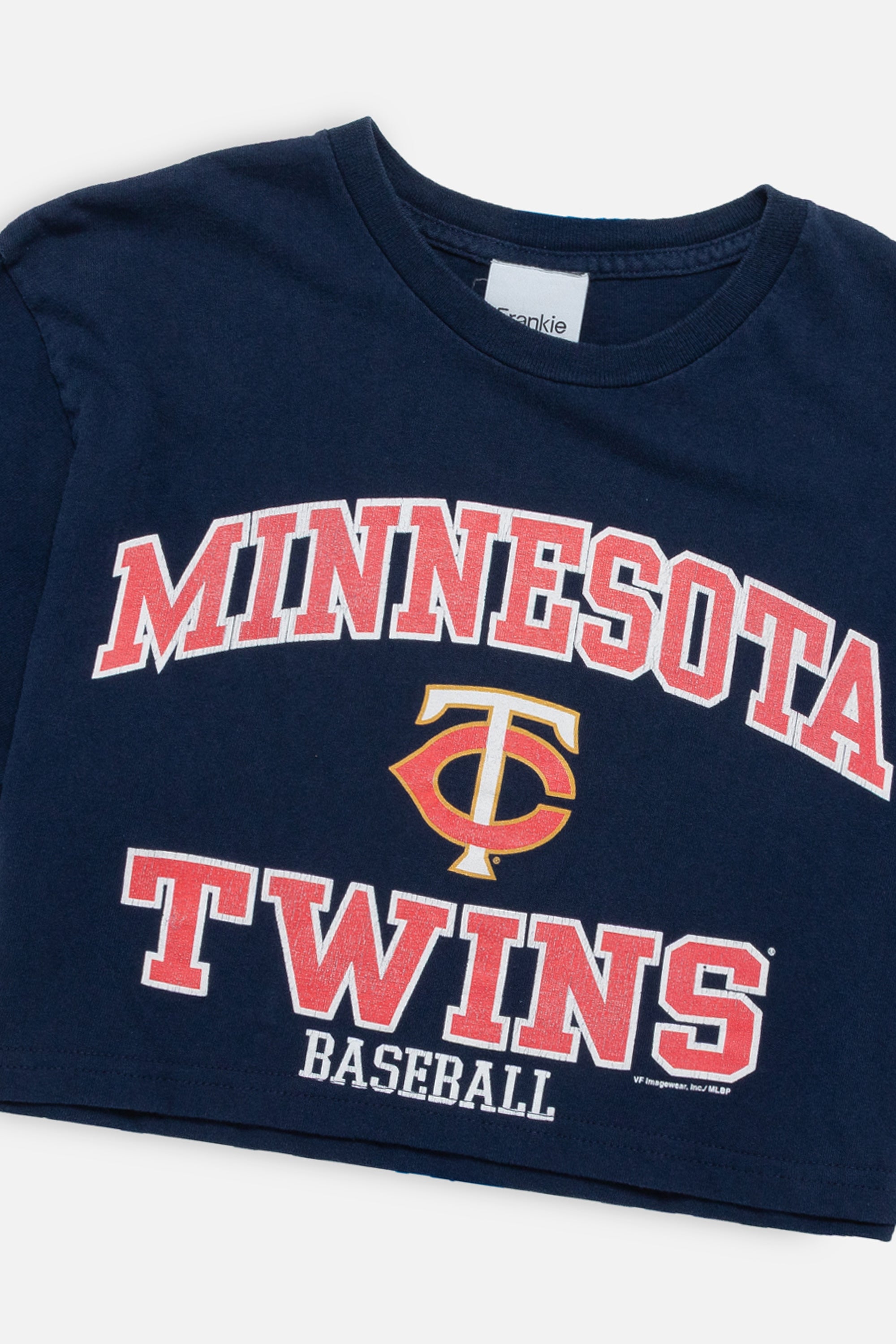Rework Minnesota Twins Crop Tee - S-T-SHIRTS-MLB-Frankie Collective