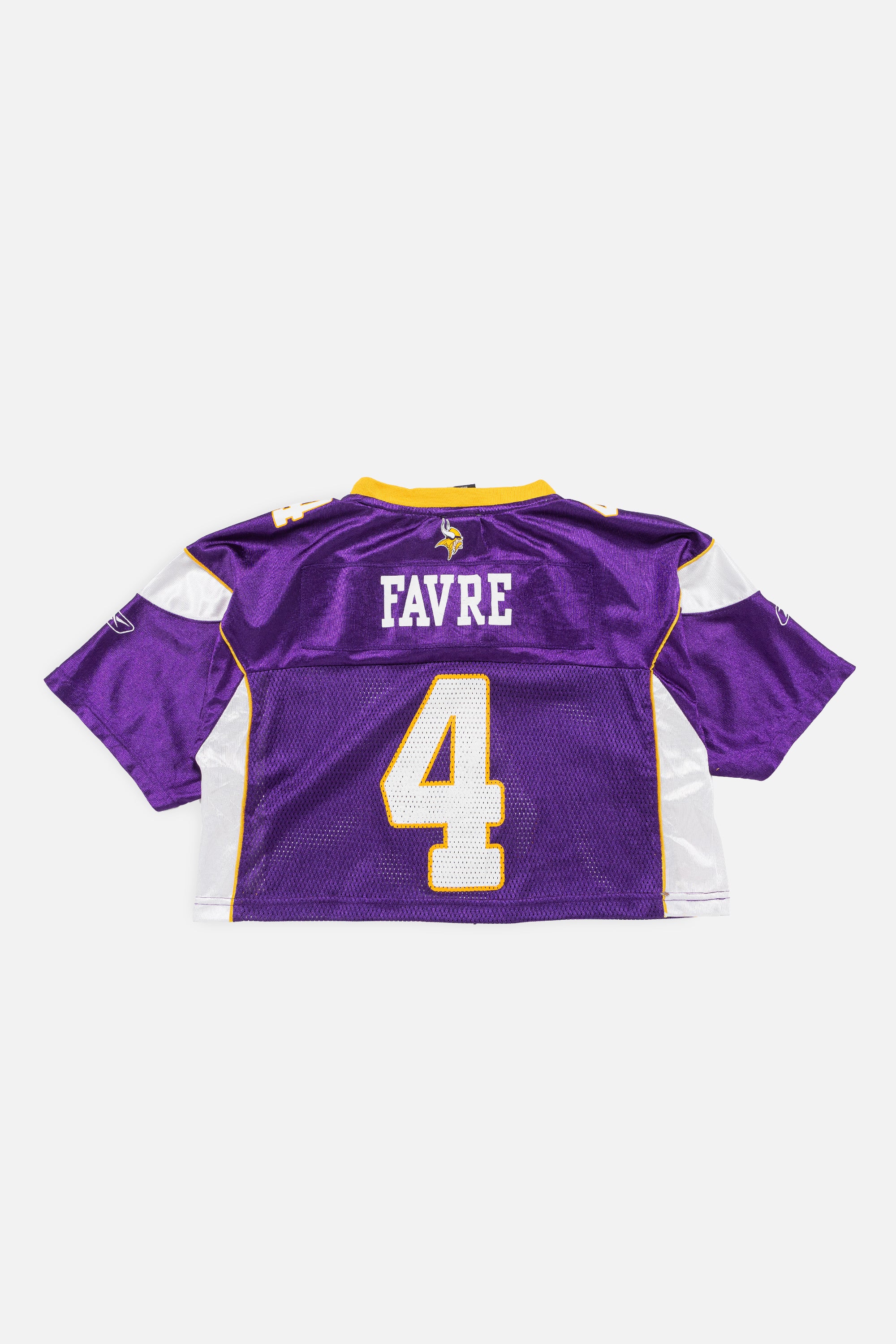 Rework Minnesota Vikings Crop Jersey-NFL-Frankie Collective-Rework-Vintage-Streetwear
