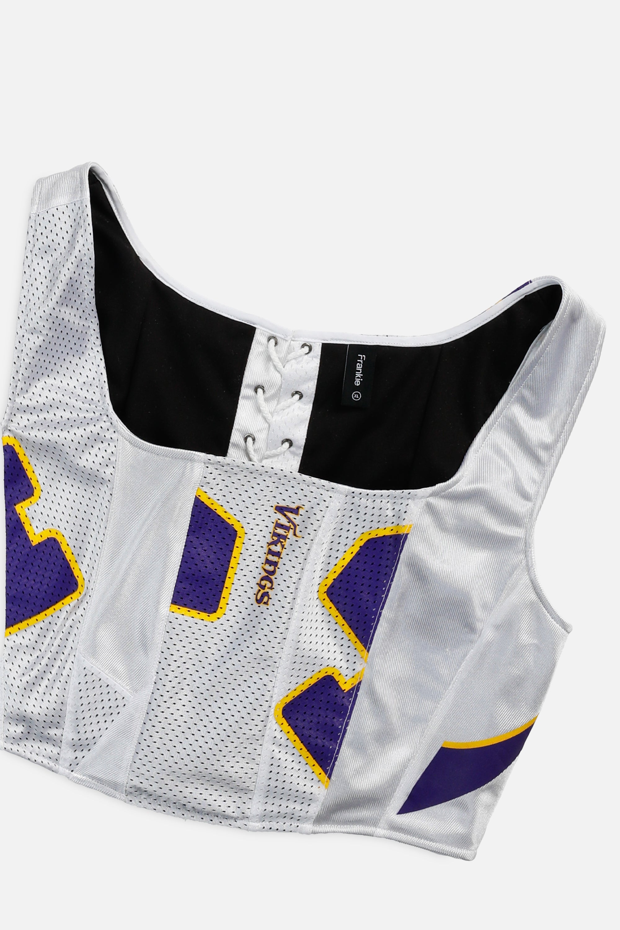 Rework Minnesota Vikings NFL Corset - XL-TOPS-NFL-XL-Frankie Collective Rare Vintage Streetwear Reworks
