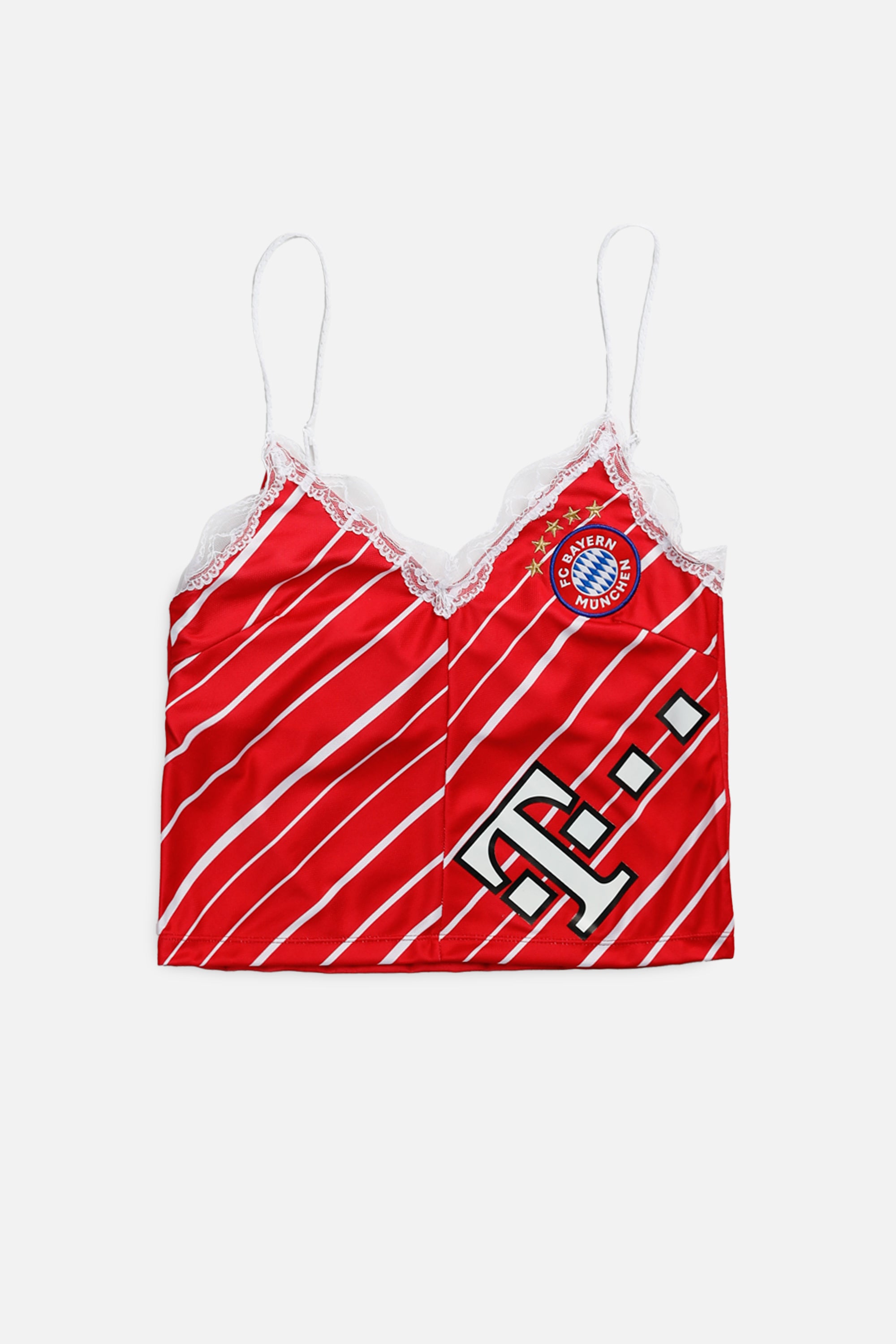 Rework Munich Soccer Lace Tank - S-TOPS-NBA-S-Frankie Collective Rare Vintage Streetwear Reworks