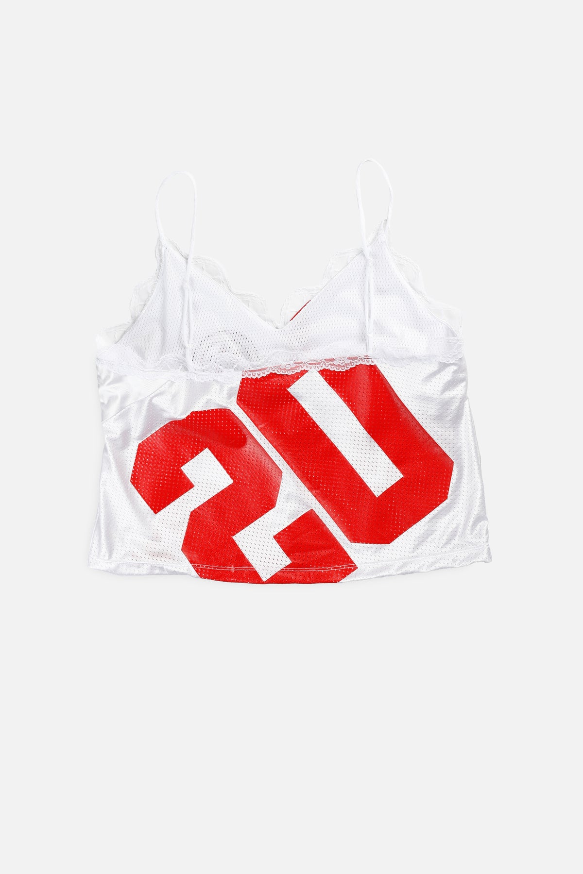 Rework Nebraska Cornhuskers NCAA Lace Tank - XL-TOPS-NFL-XL-Frankie Collective Rare Vintage Streetwear Reworks