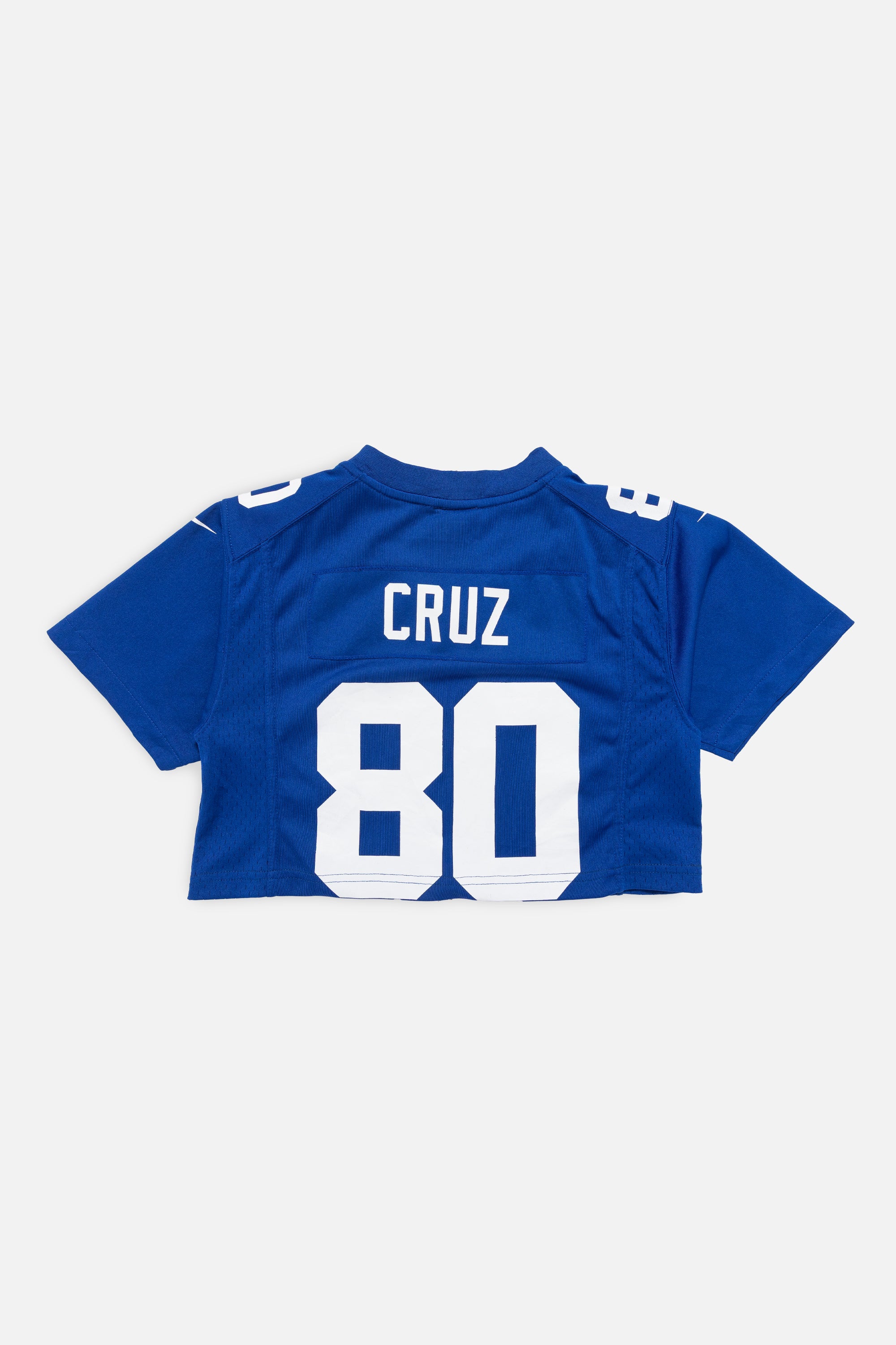 Rework New York Giants Crop Jersey-NFL-Frankie Collective-Rework-Vintage-Streetwear