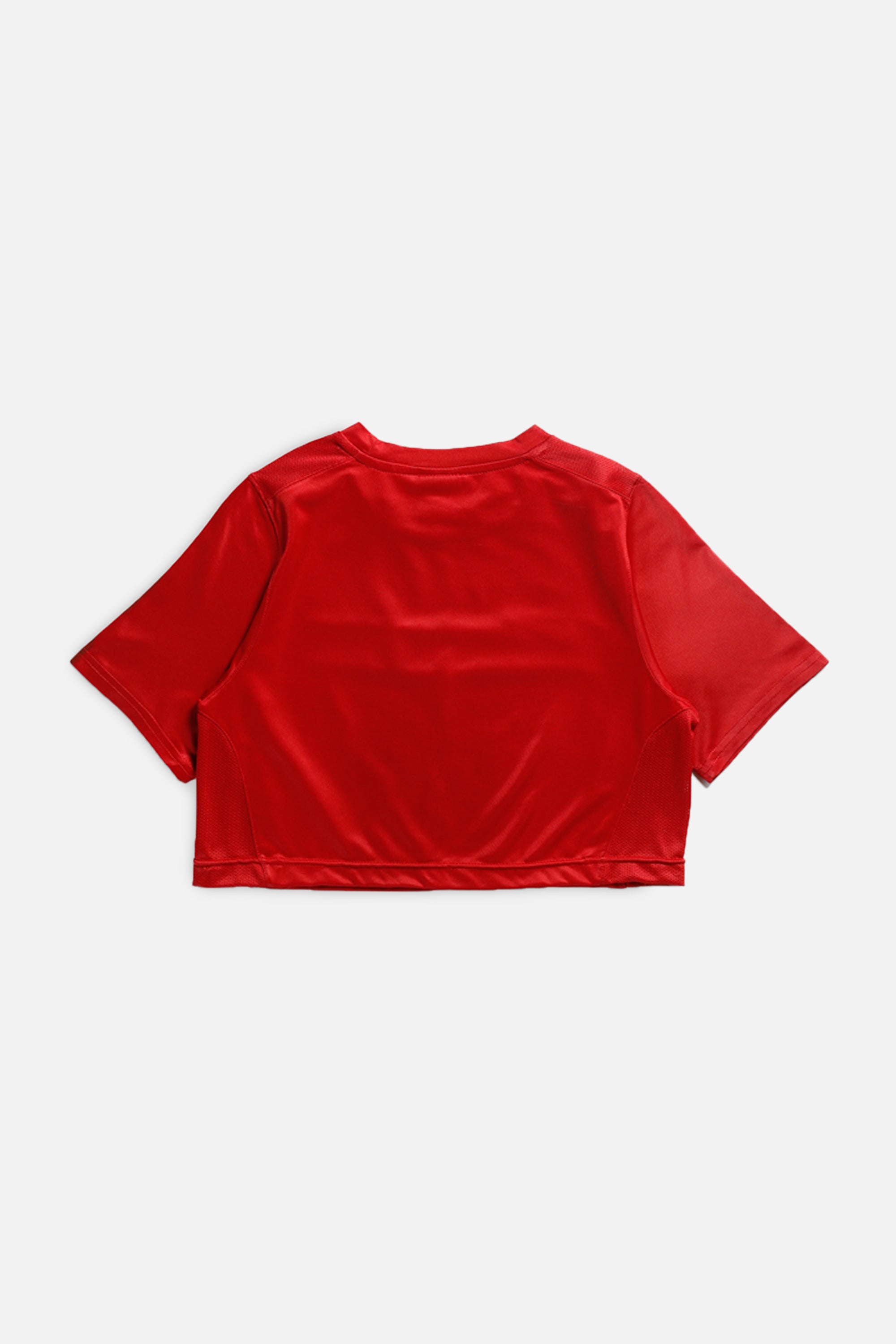 Rework Nike Crop Jersey - XS-JERSEYS-Nike-XS-Frankie Collective Rare Vintage Streetwear Reworks