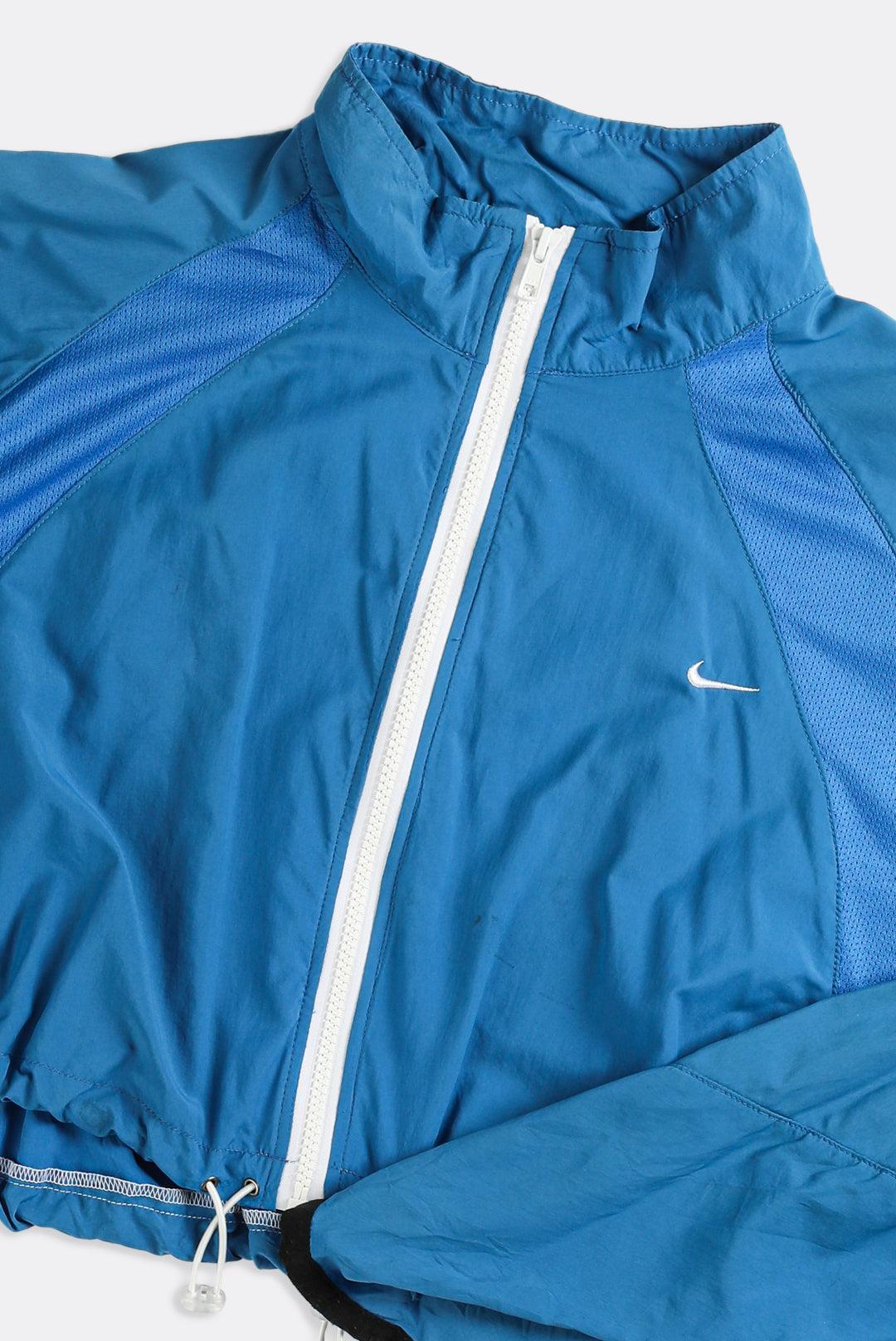 Rework Nike Crop Windbreaker - XL-JACKETS-Nike-Frankie Collective Rare Vintage Streetwear Reworks