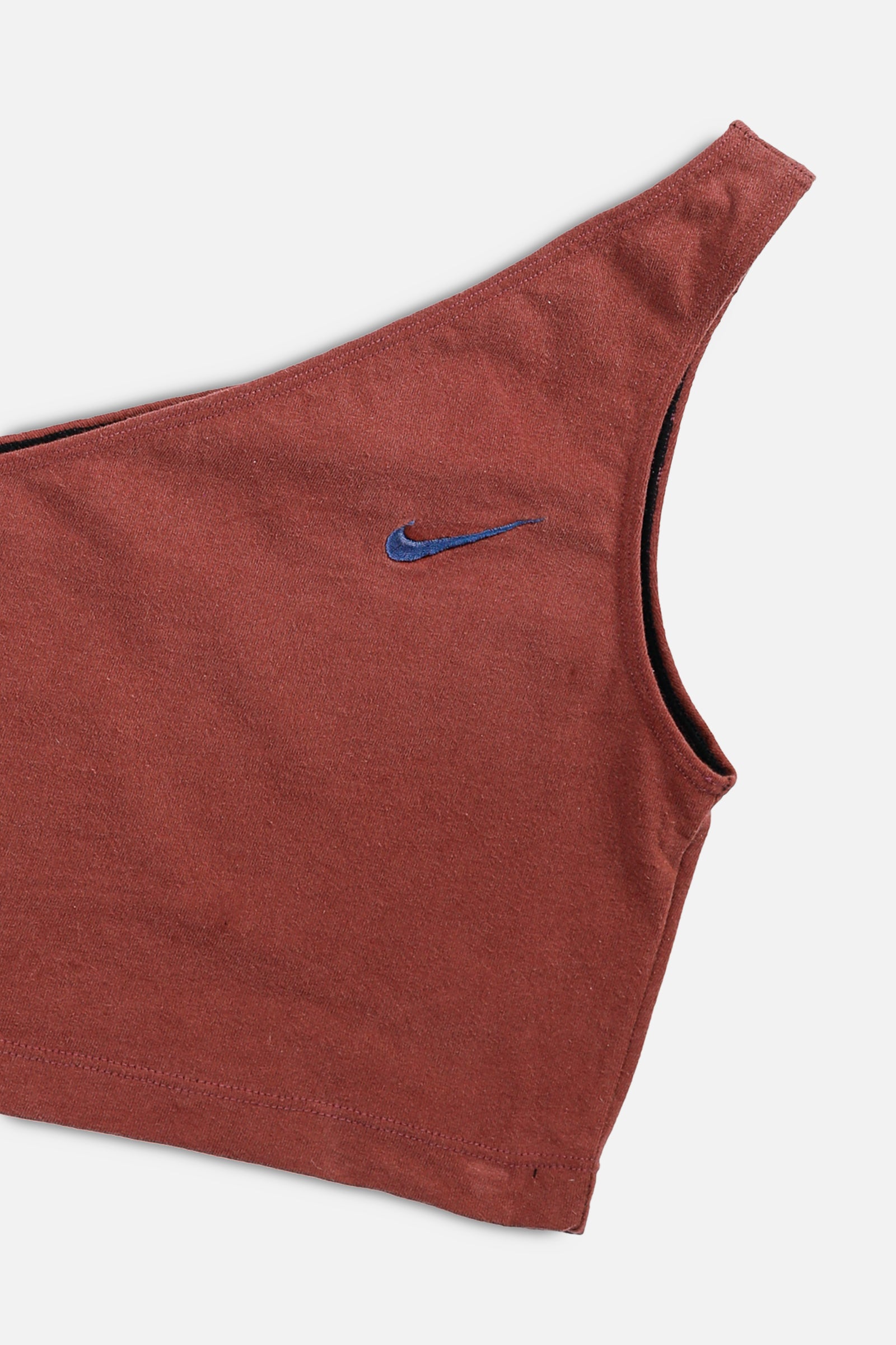 Rework Nike One Shoulder Tank - M-TOPS-Nike-M-Frankie Collective Rare Vintage Streetwear Reworks