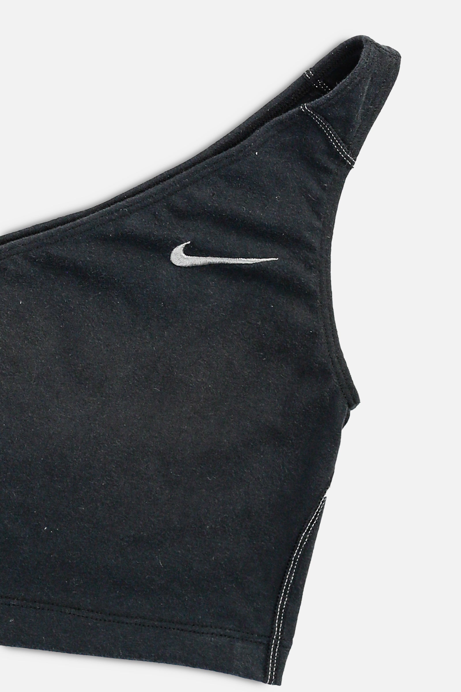 Rework Nike One Shoulder Tank - XS-TOPS-Nike-XS-Frankie Collective Rare Vintage Streetwear Reworks