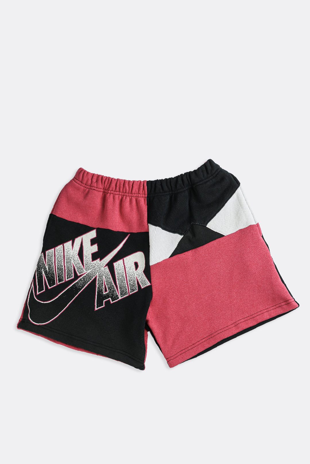 Rework Nike Patchwork Sweatshorts - M-BOTTOMS-Nike-Frankie Collective Rare Vintage Streetwear Reworks