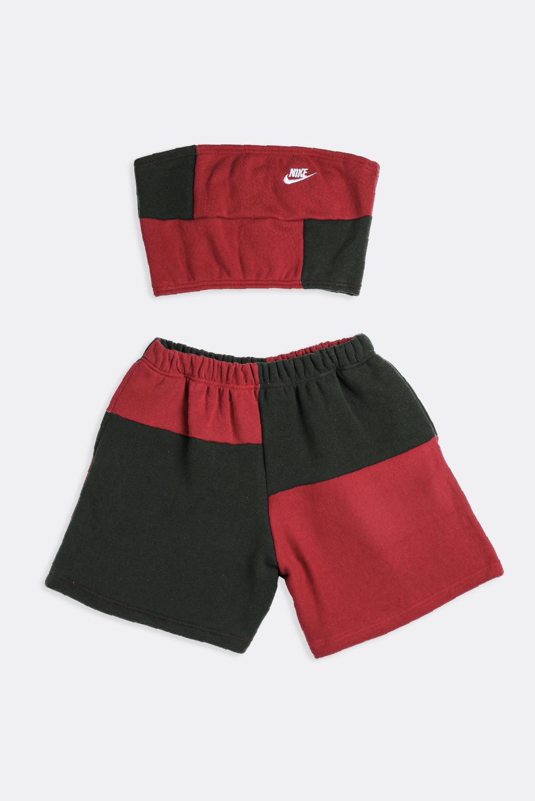Rework Nike Patchwork Sweatshorts Set - M-SETS-Nike-Frankie Collective
