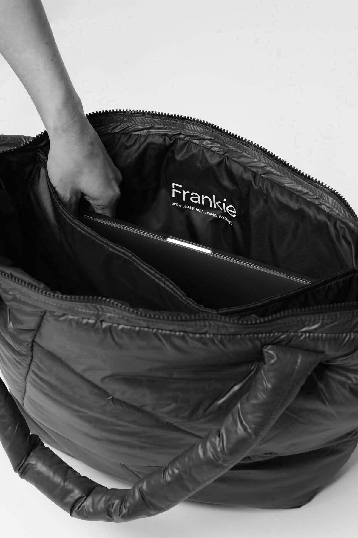 Rework Nike Puffer Tote Bag-Bags-Nike-Frankie Collective Rare Vintage Streetwear Reworks