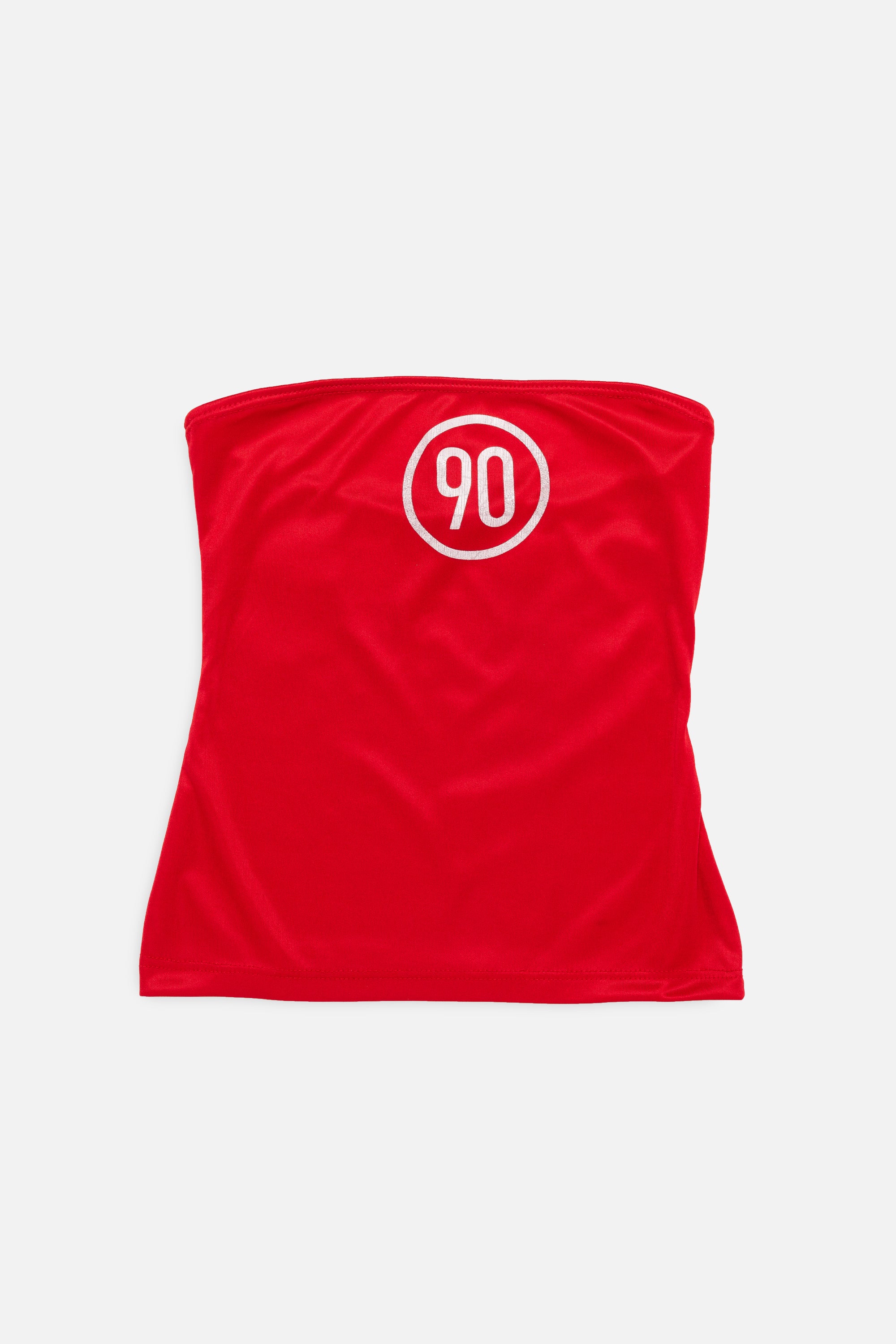 red nike tube top